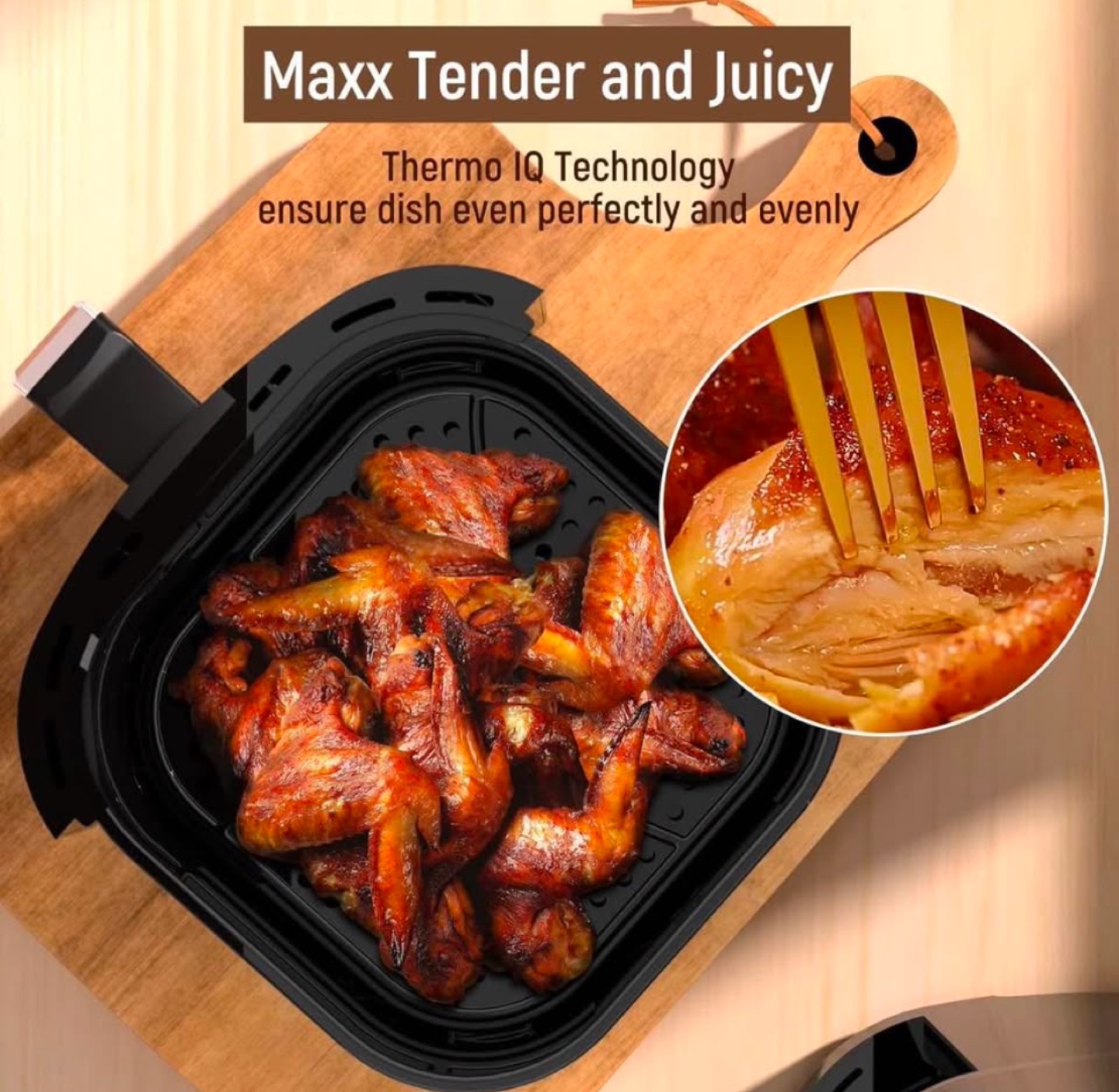 Fabuleta 11 in 1 4QT (4L) Air Fryer - Black - photo 4