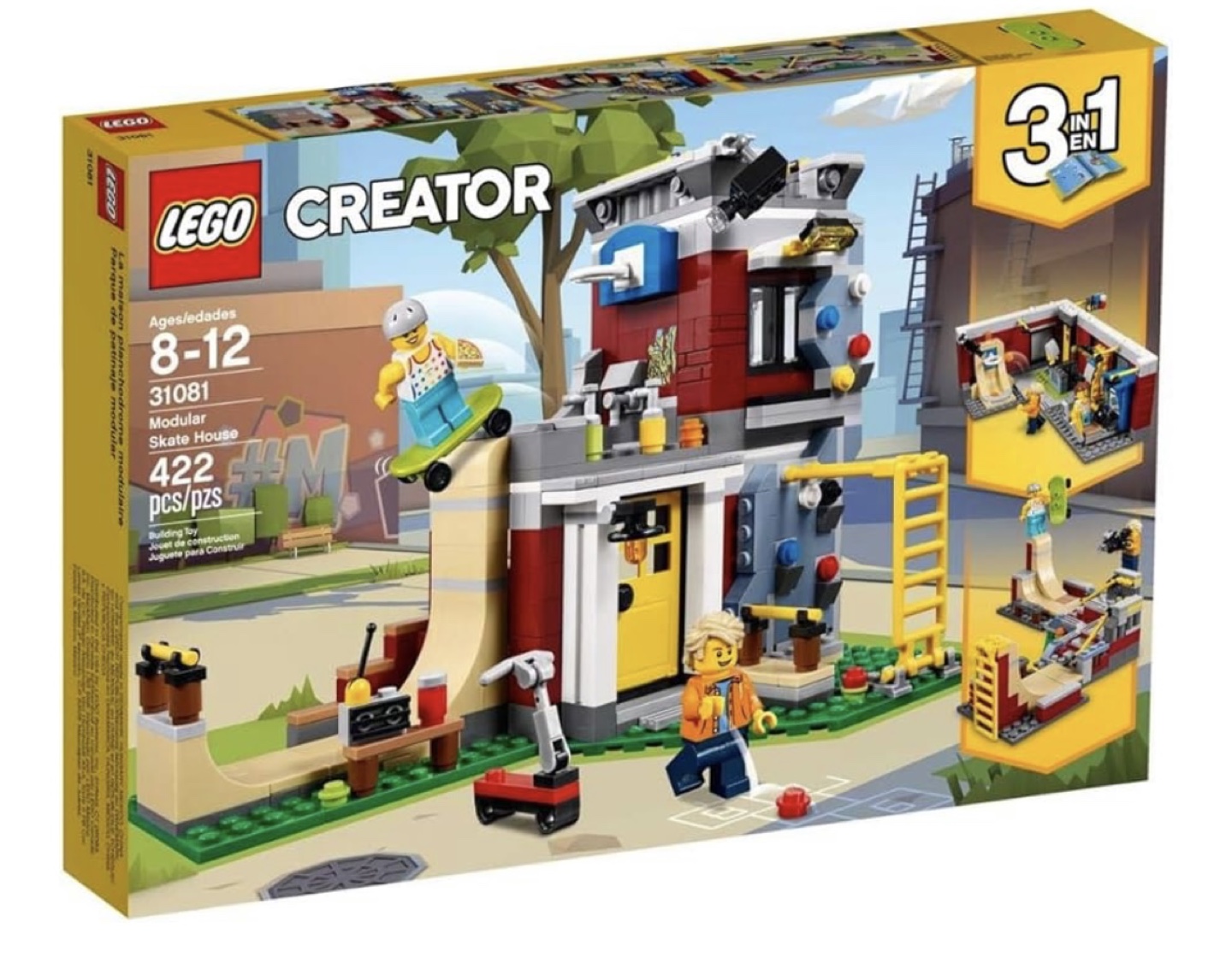 LEGO Creator 3-in-1 Modular Skate House 31081