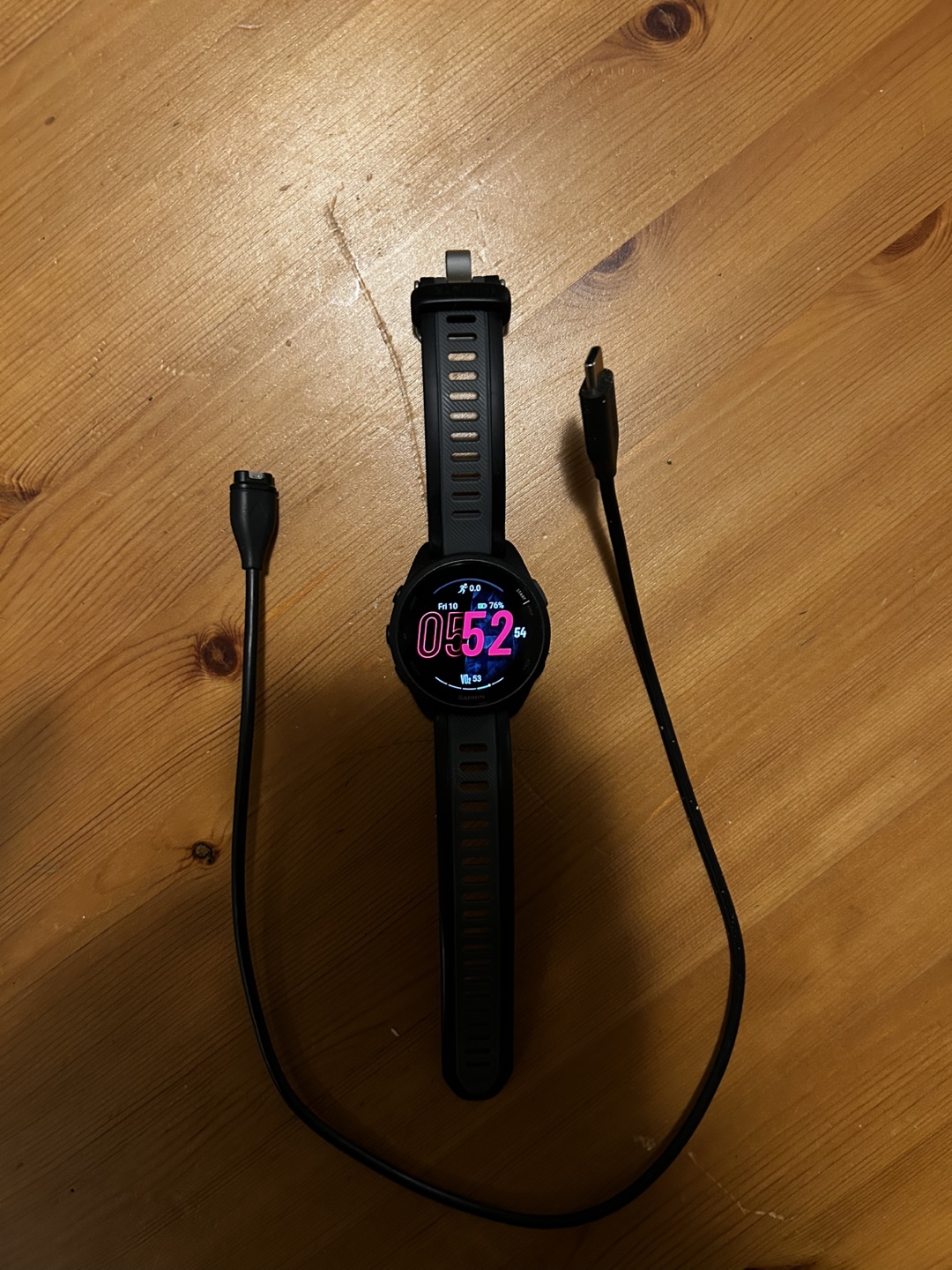 Garmin Forerunner 165 Smartwatch - Black & Slate Grey