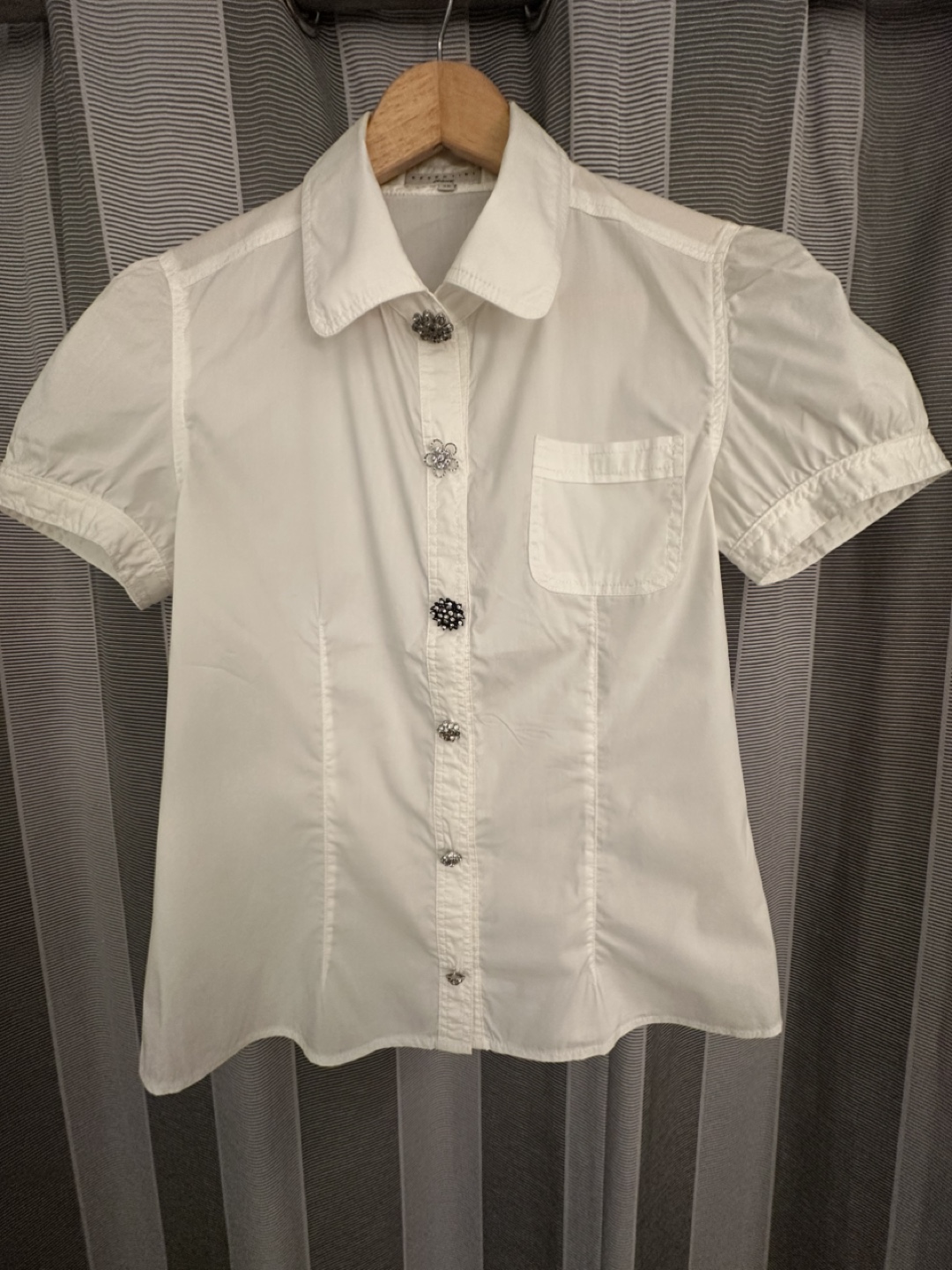 Adorable Essentiel Antwerp White Blouse, Size 38 - photo 2
