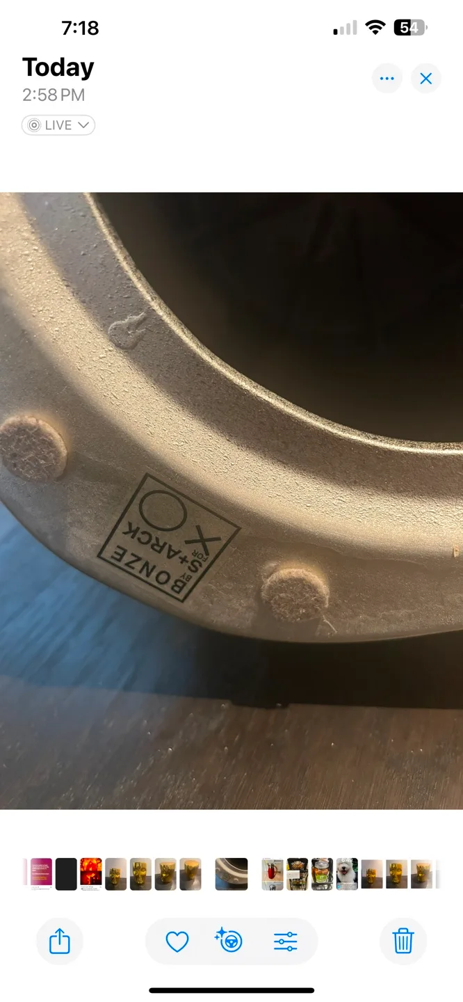 Phillipe starck bronze stool/side table image indicator(5)