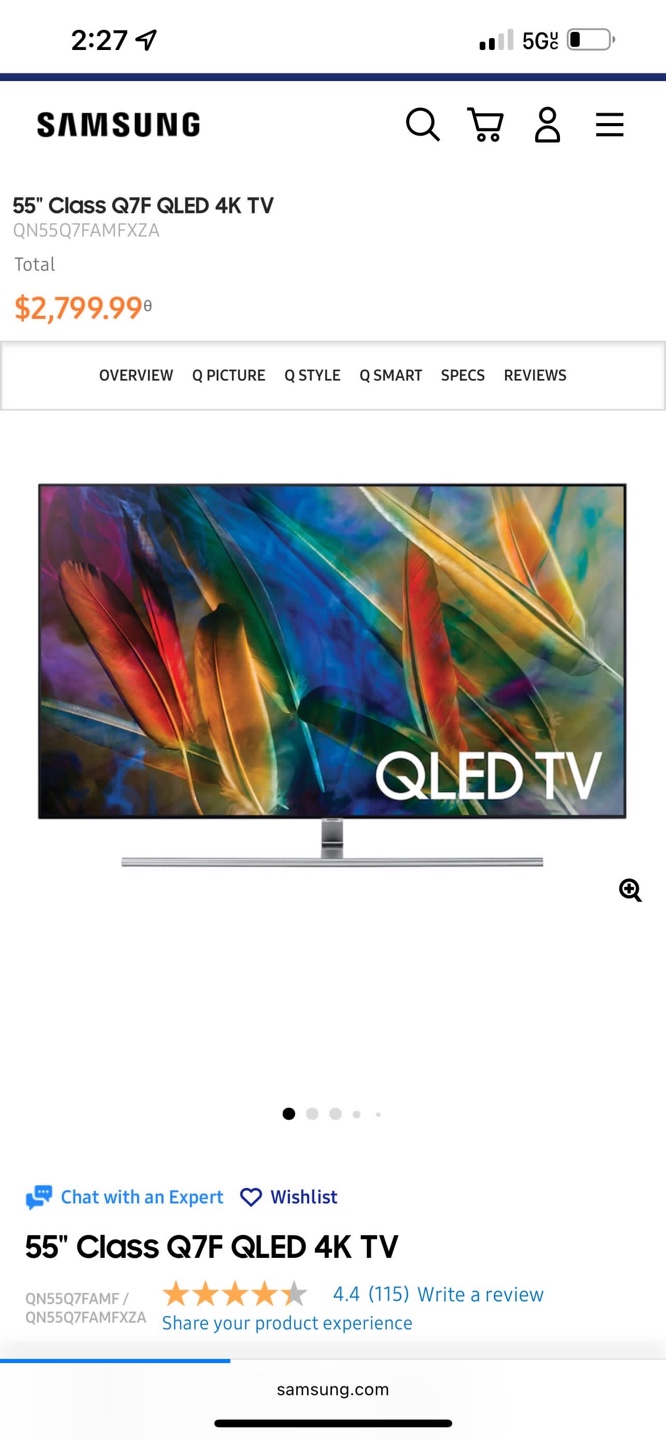 55 inch