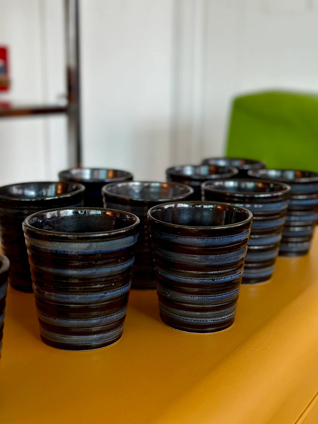 French Stripe Mugs 🖤 Set of 4 image indicator(7)