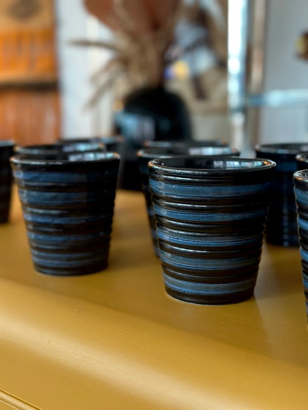 French Stripe Mugs 🖤 Set of 4 image indicator(9)