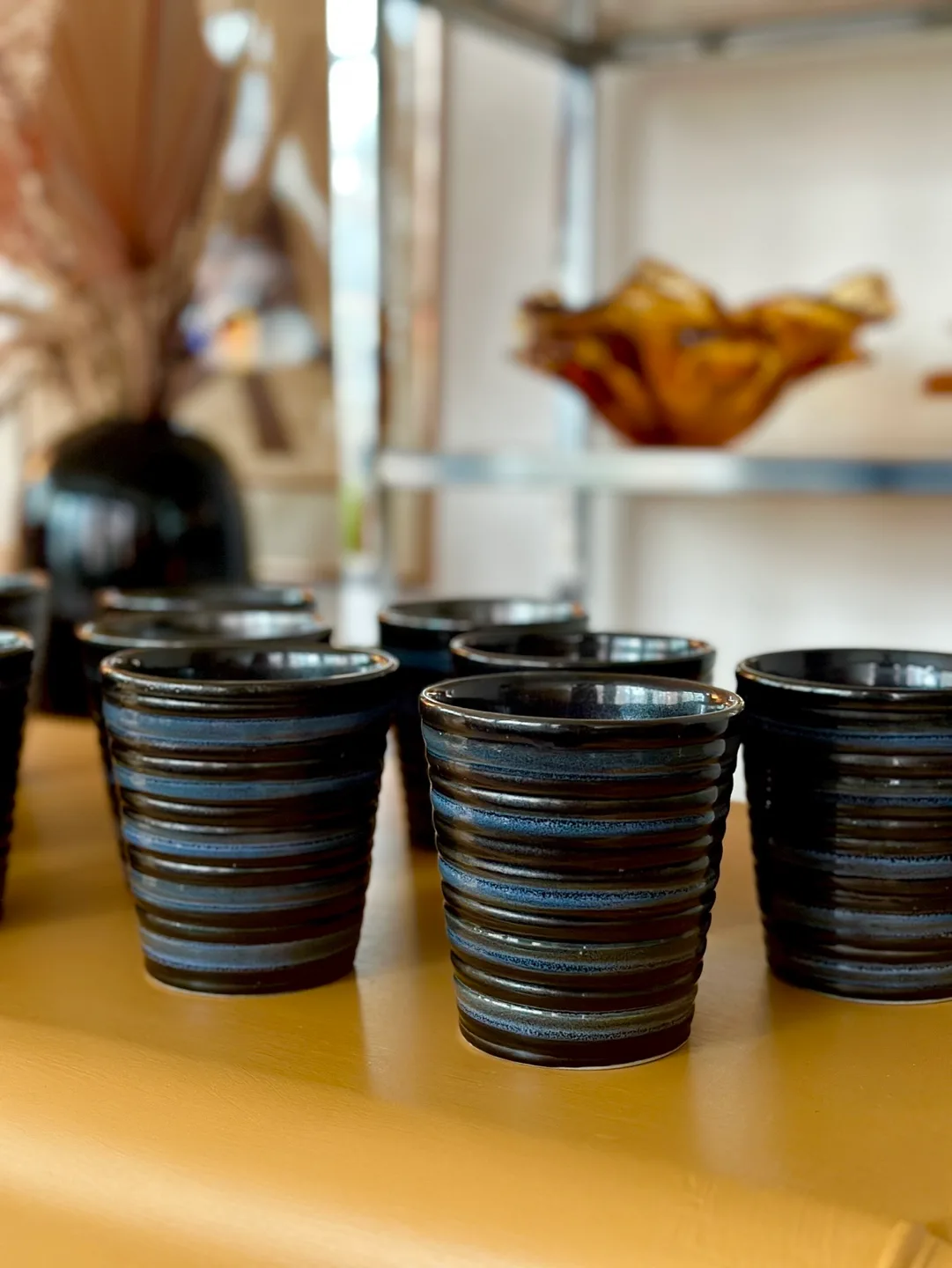 French Stripe Mugs 🖤 Set of 4 image indicator(8)