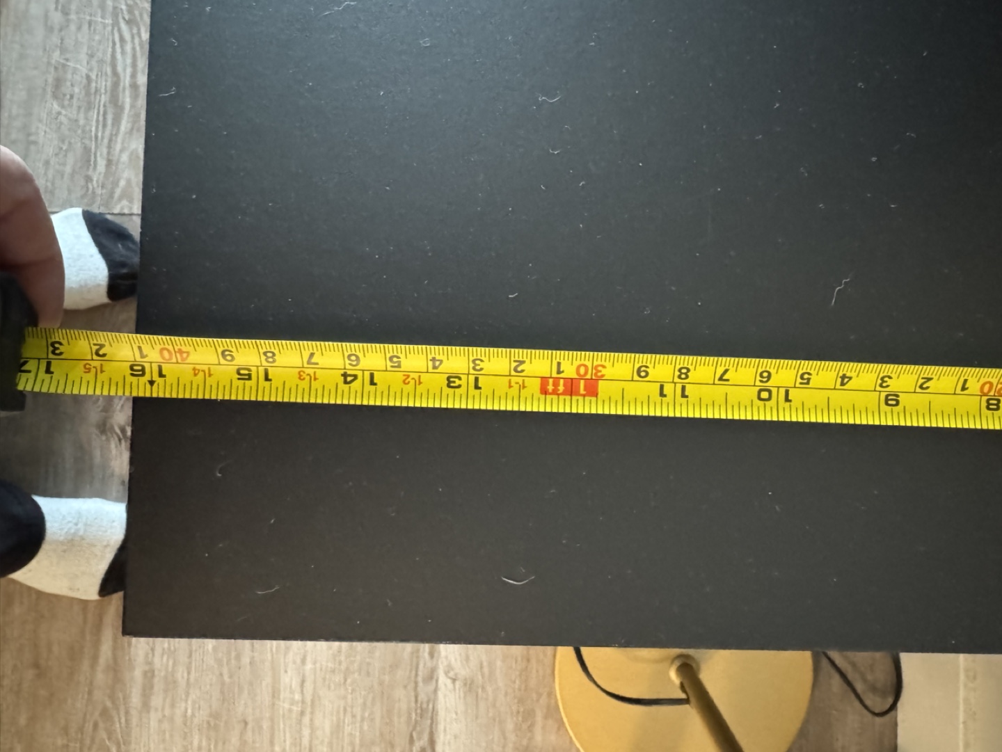 Black TV Stand with Two Drawers - photo 3