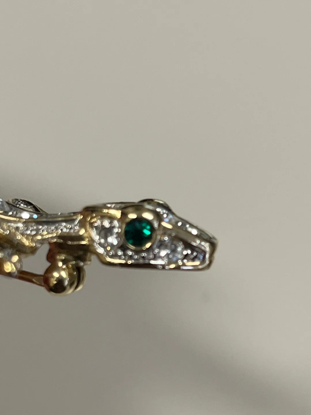 Rhinestone Gecko Brooch image indicator(5)