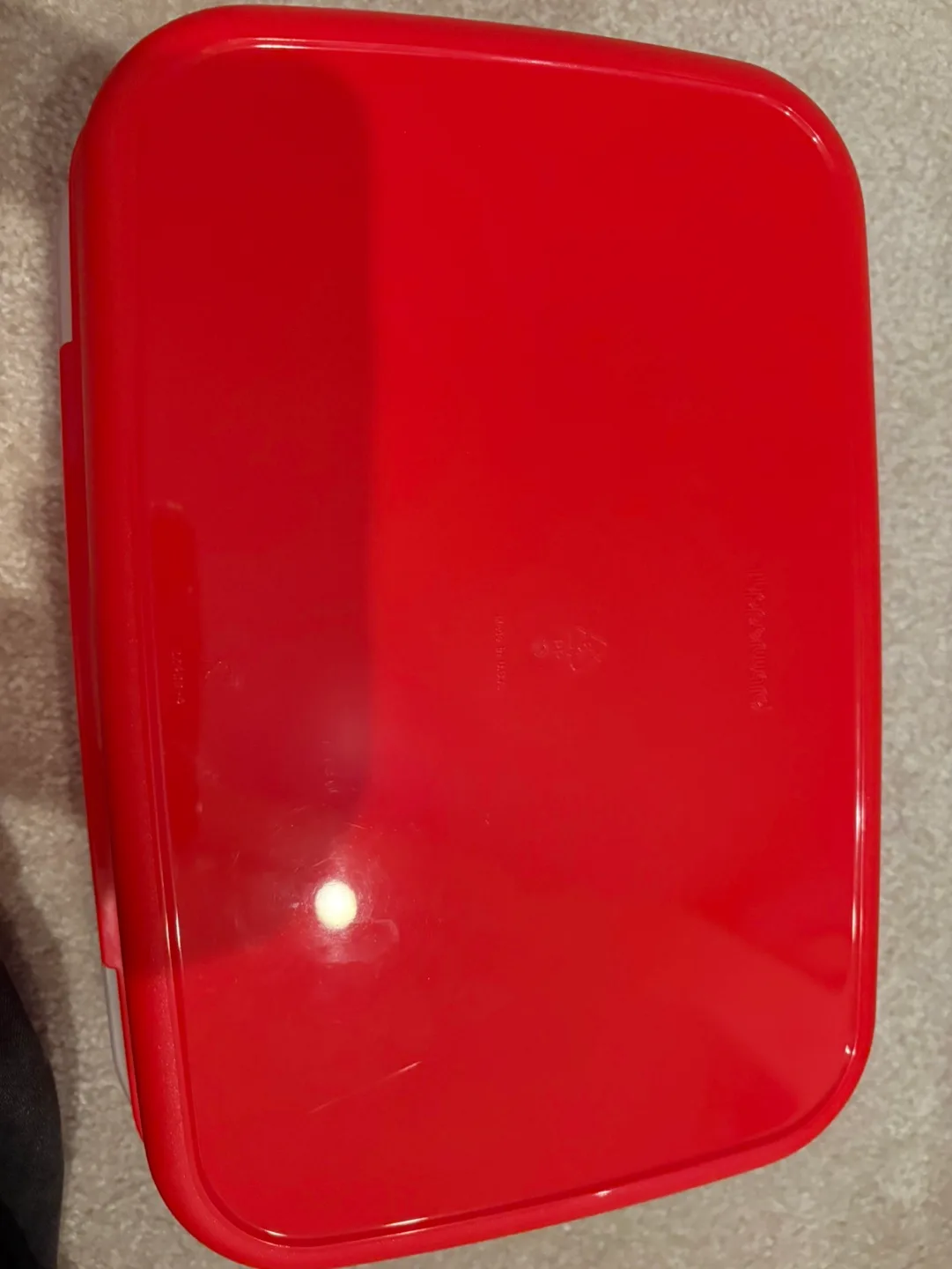 Brand new Tupperware Red modular Storage Container image indicator(3)