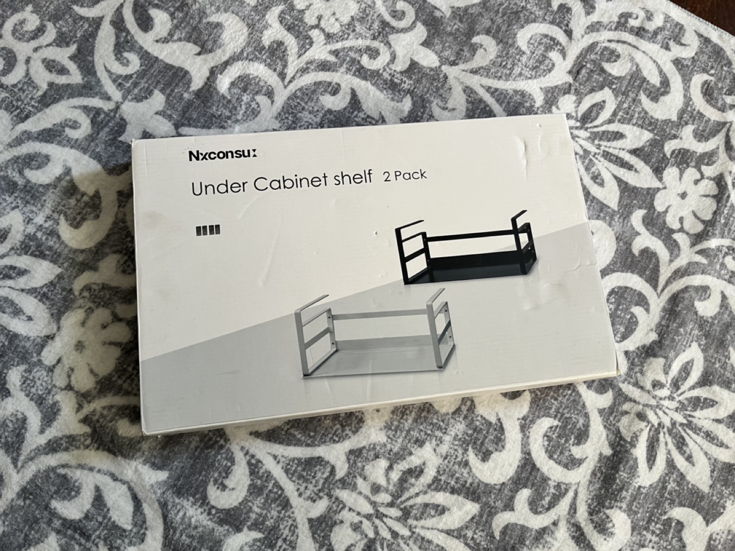 Nxconsu Under Cabinet Shelf - 2 Pack - photo 2
