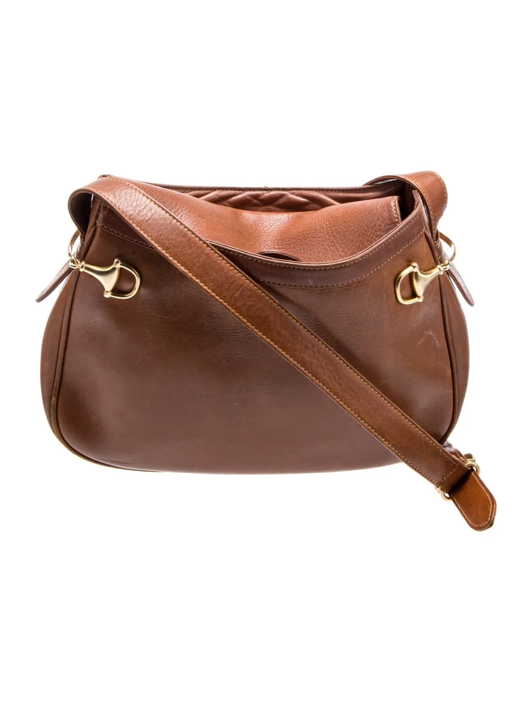 Vintage Gucci Leather Shoulder Bag image indicator(10)