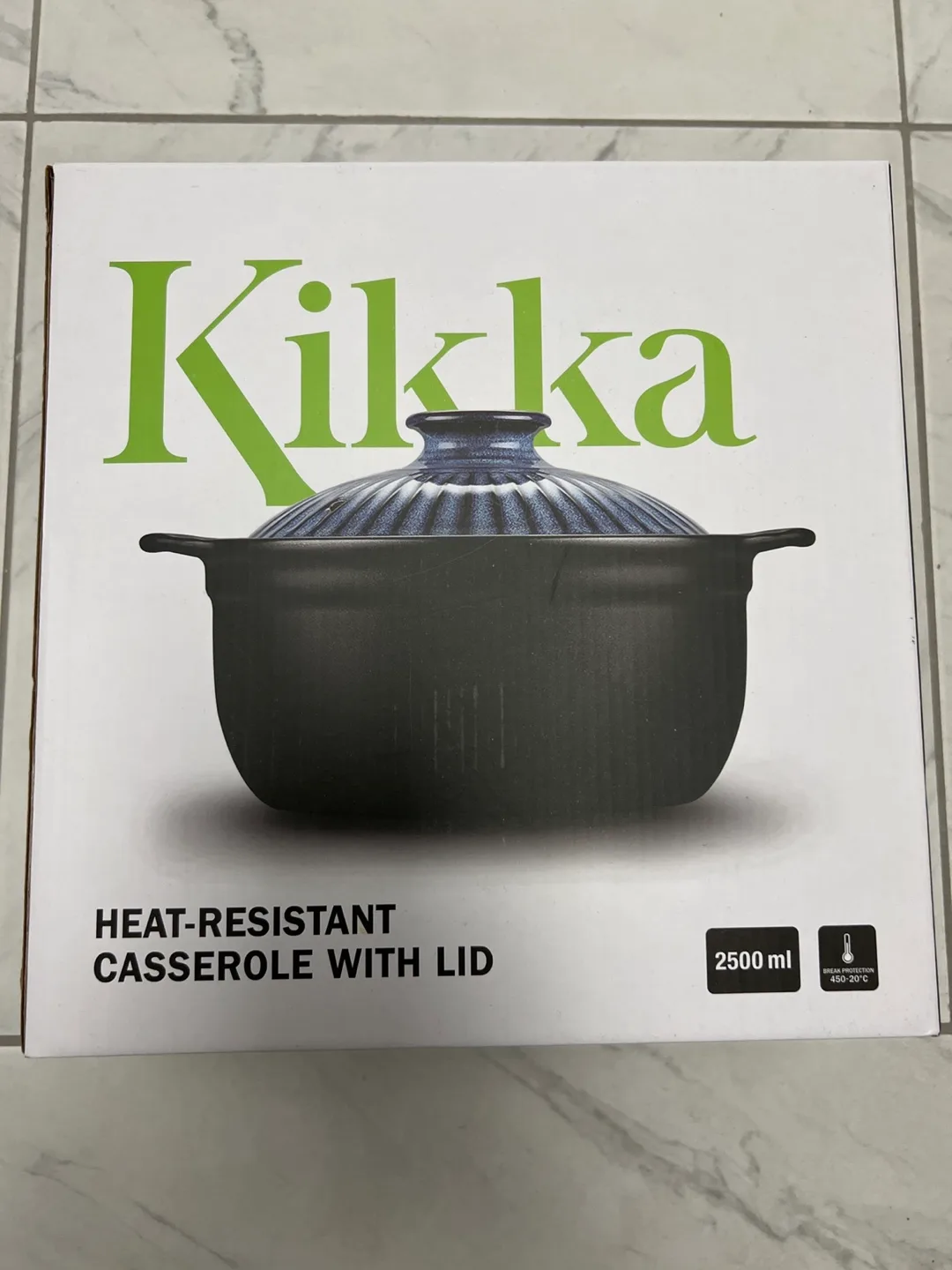Kikka 2500ml Heat-Resistant Casserole image indicator(3)