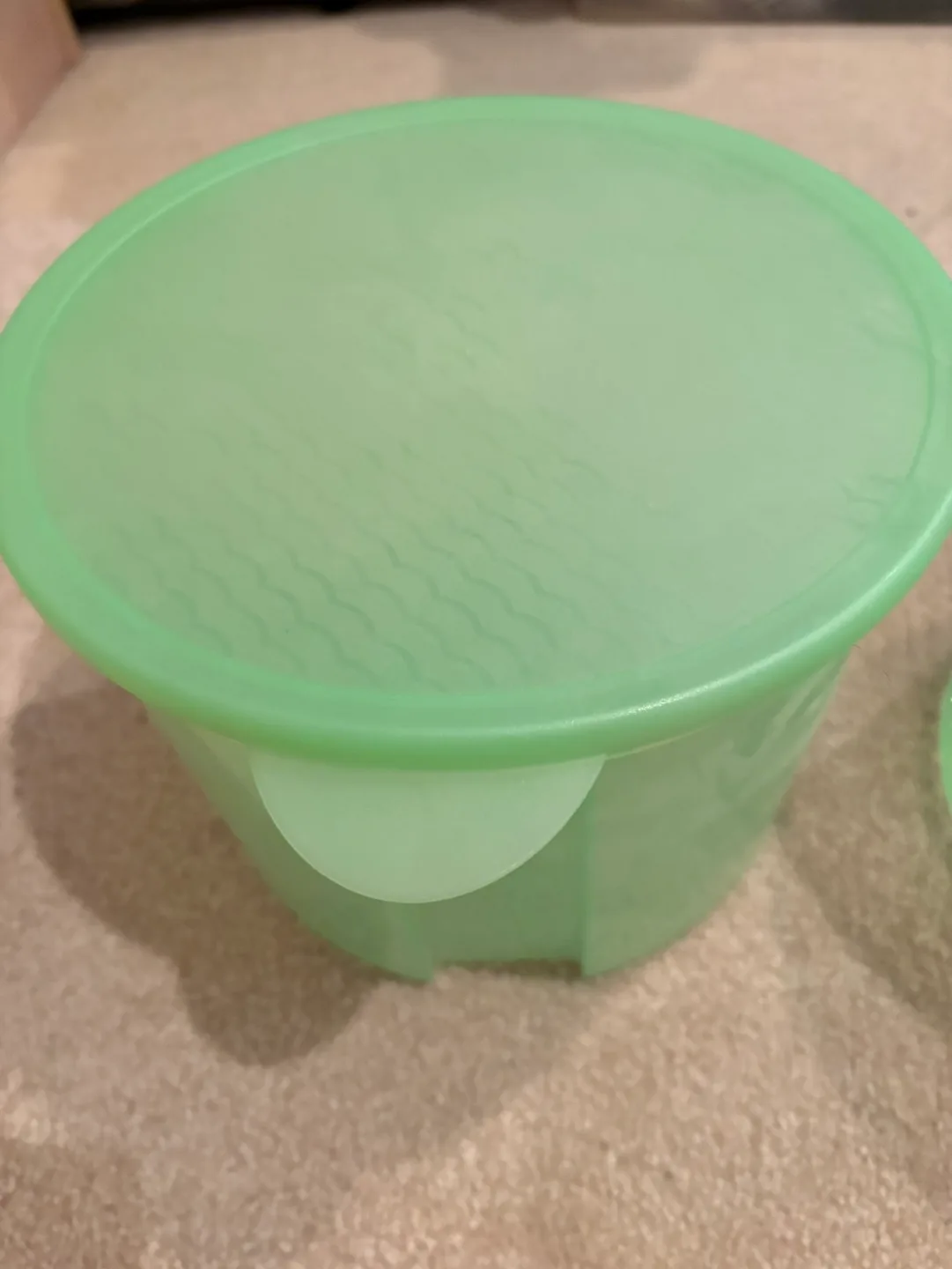 Tupperware fridge smart vegetables Container  20 cups with Lid image indicator(3)