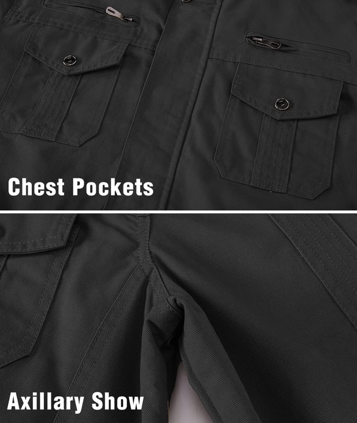 NEW! Men's Military Jacket Cargo Bomber With Multi-pockets - photo 4