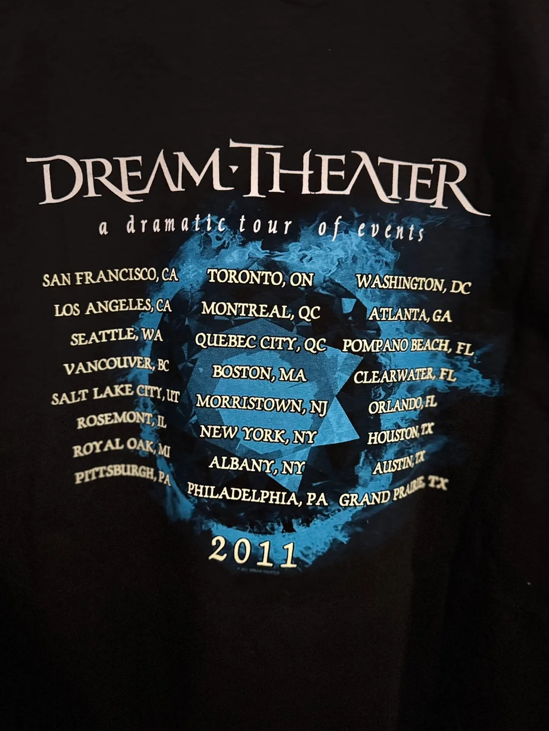 Dream Theater 2011 Tour T-Shirt - A Dramatic Turn of Events image indicator(6)