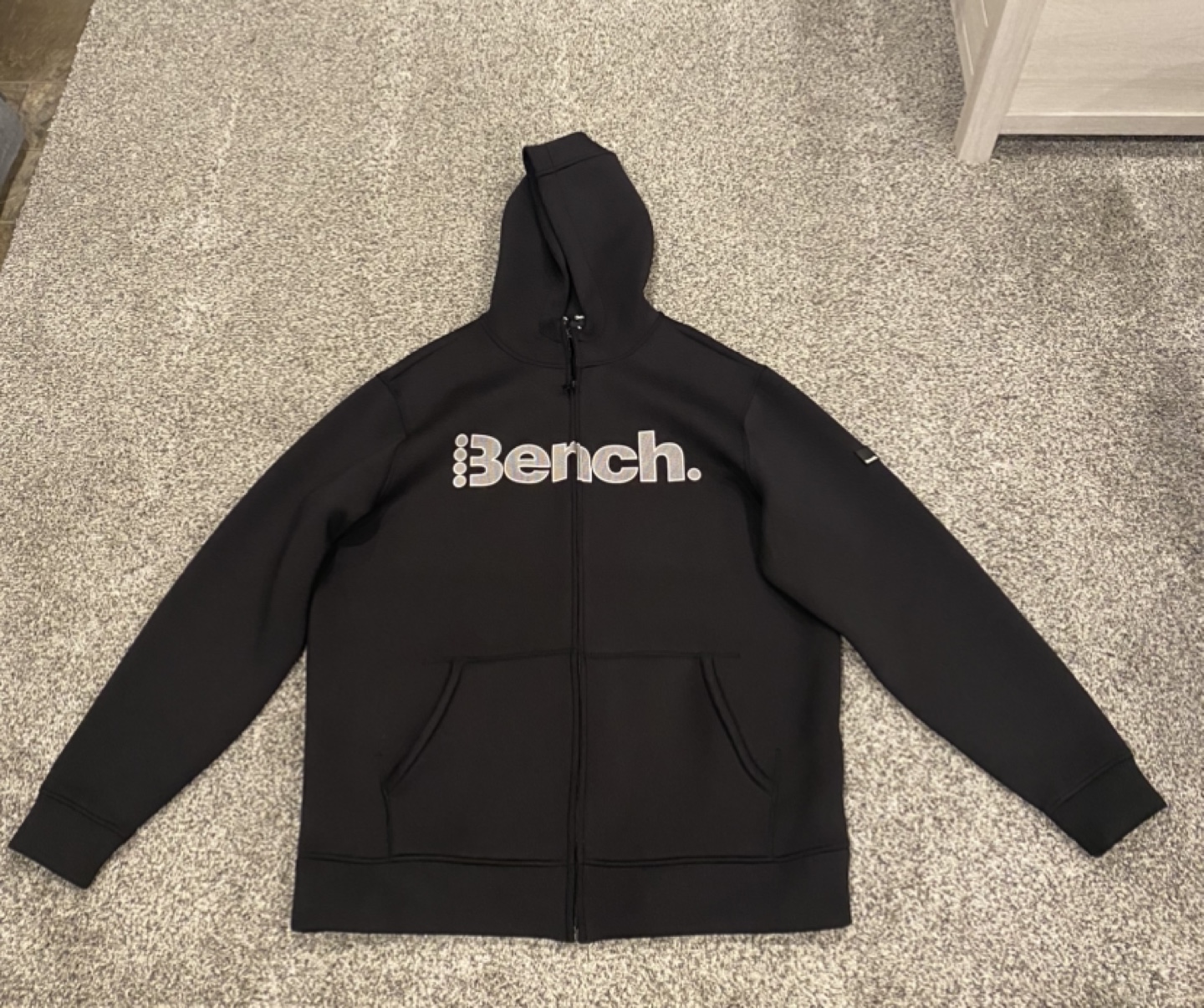 Men's Bench Black Zip-Up Hoodie