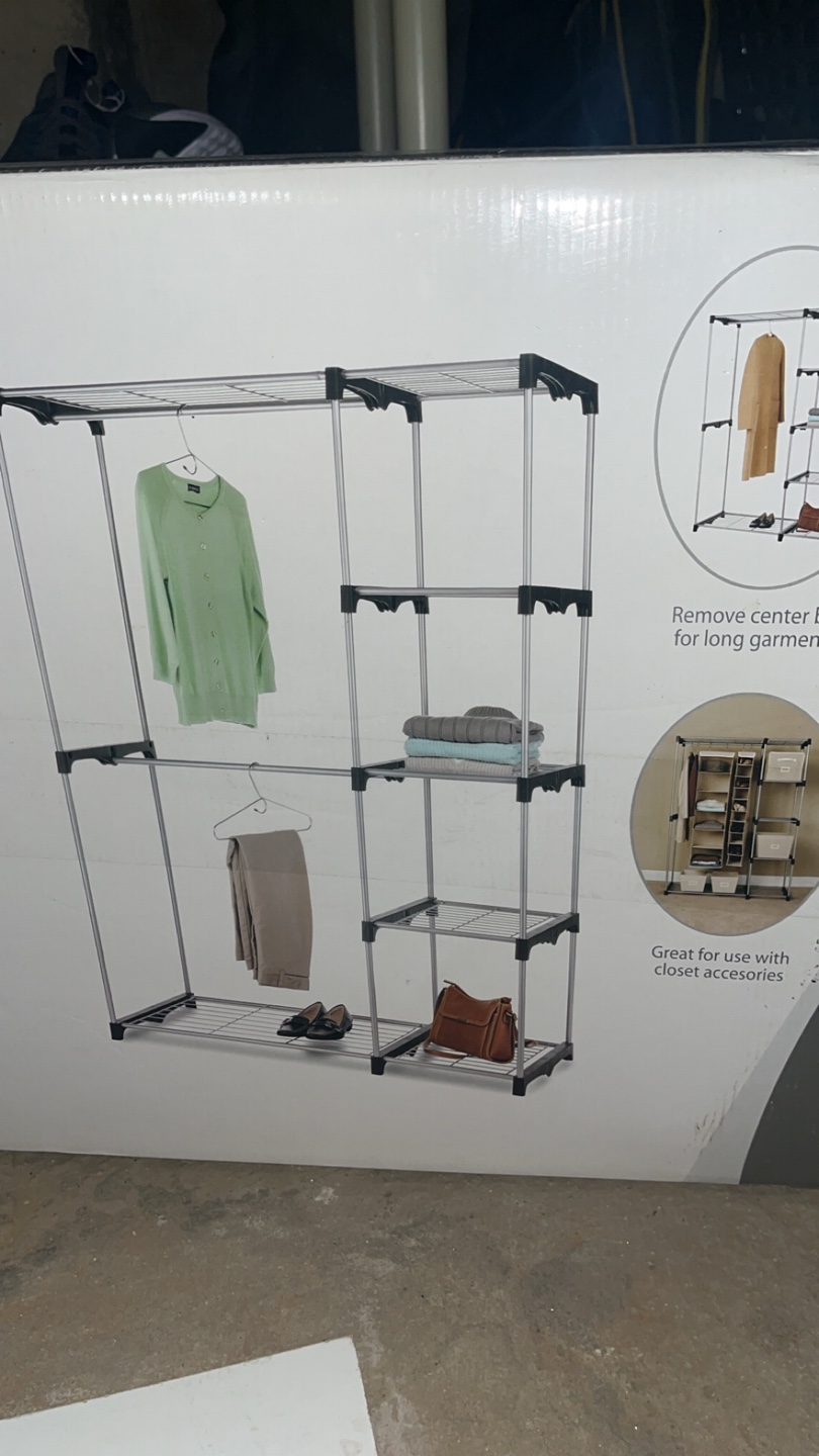 Whitmor Double Rod Closet Organizer