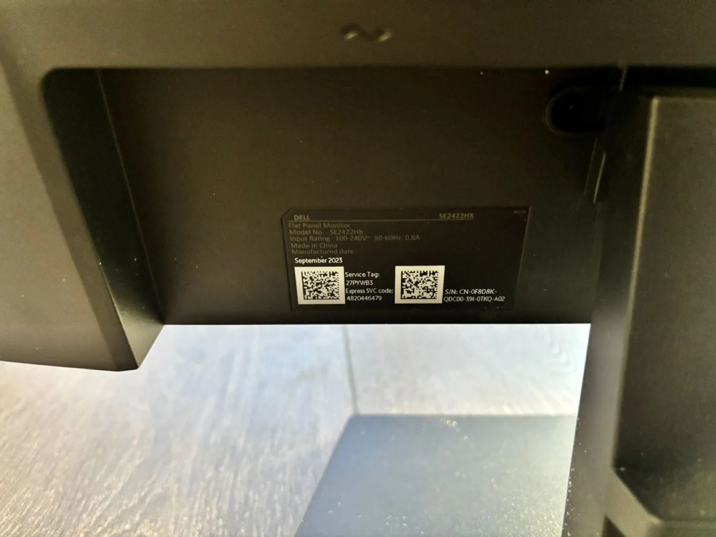 Dell SE2422H 24-inch Monitor image indicator(4)