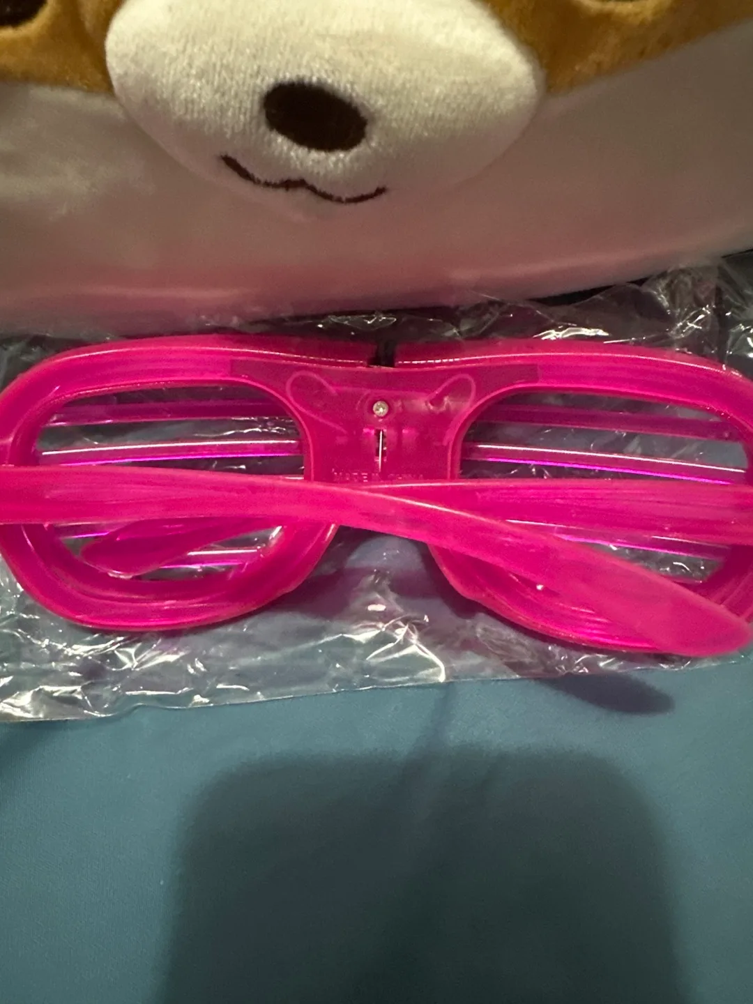 Pink Shutter Shades Party Sunglasses with lights 🧡 image indicator(2)