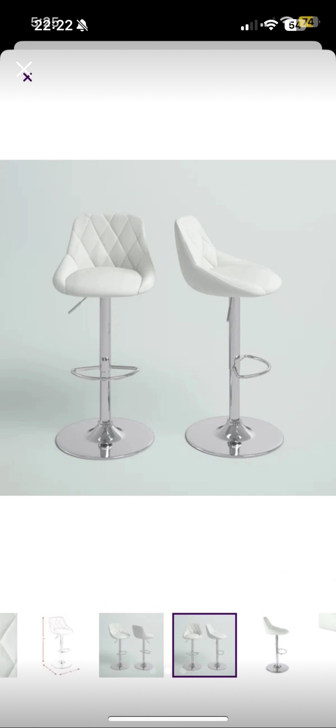 White bar stools for sale - photo 4