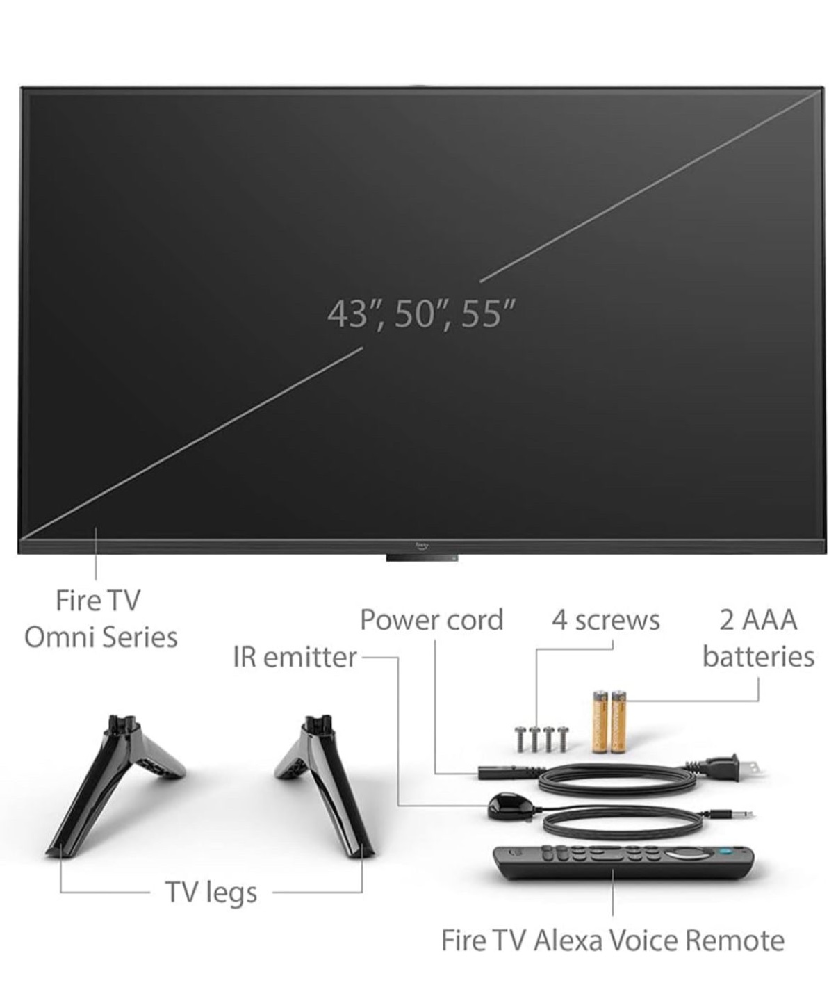 Amazon Fire 55” TV Omni Series Smart TV with alexa remote - photo 3
