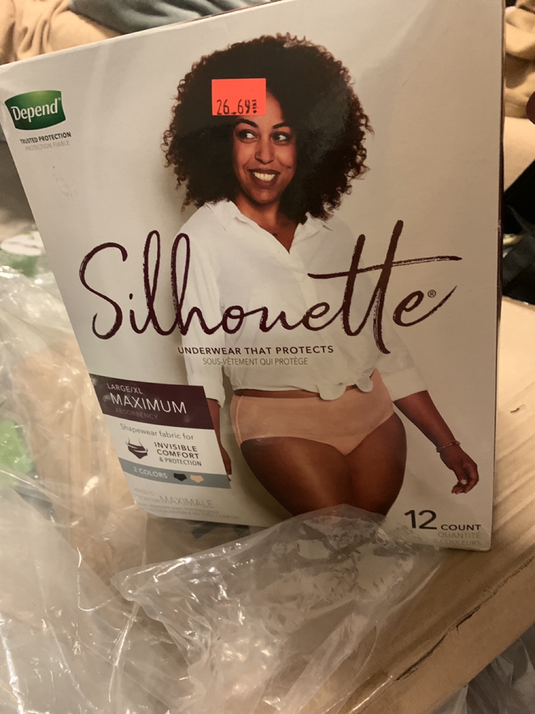 Maximum absorbencyUnderwear - Size L/XL - 12 Count