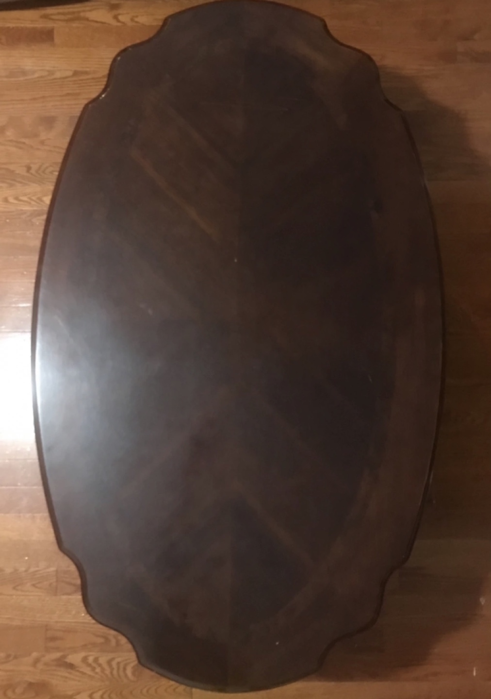 Oval Wood Coffee Table - photo 2