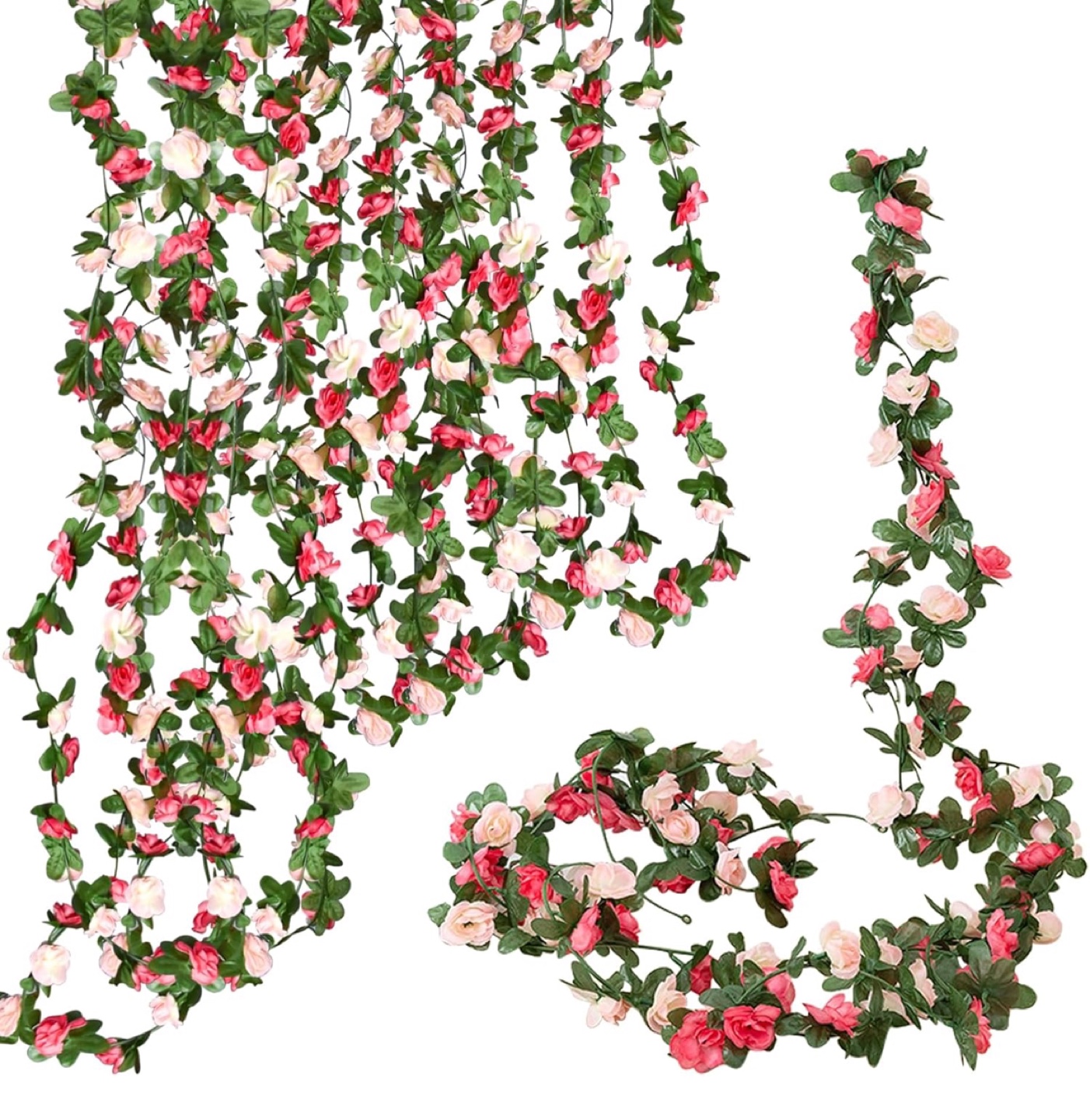 Artificial Rose Garland (4pcs)