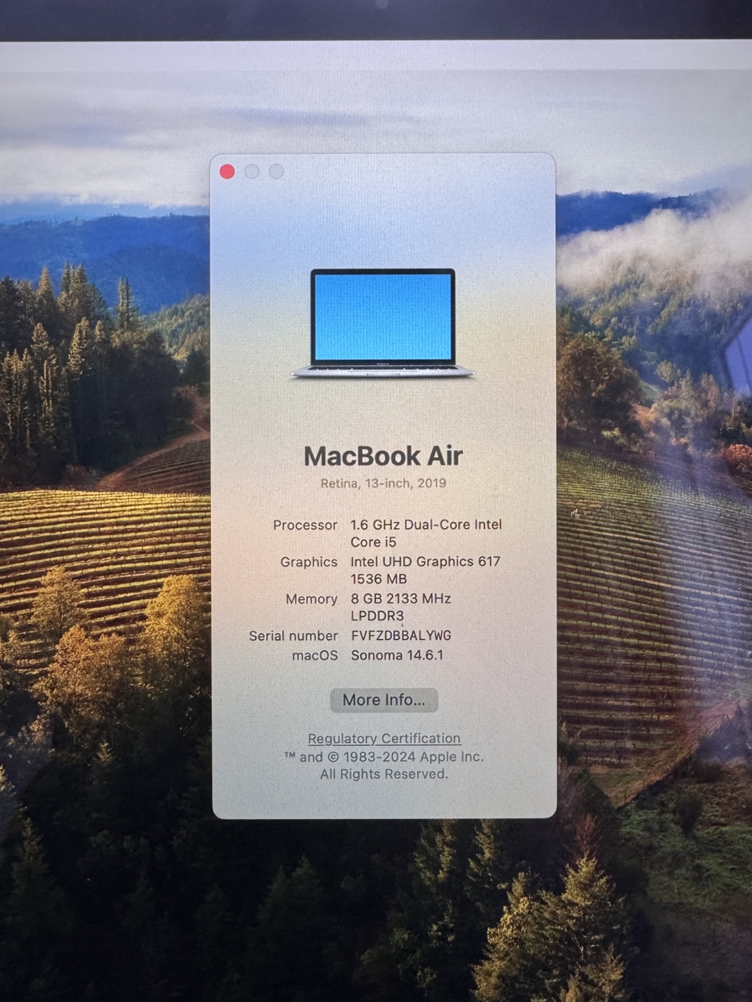 MacBook Air 13-inch 2019 - 8GB RAM, 128GB SSD - photo 2
