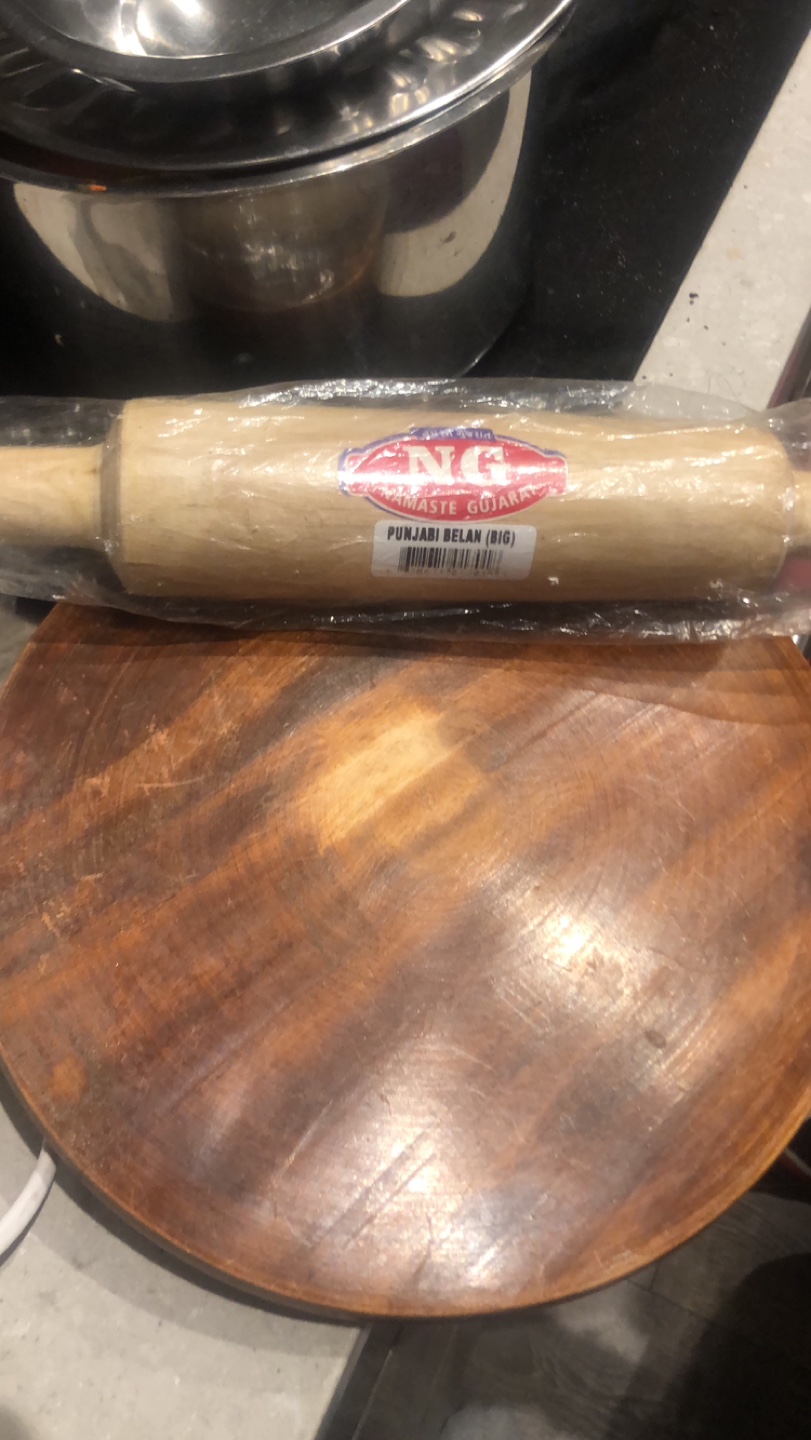 NG Namaste Gujarat Punjabi Belan Rolling Pin (Big)