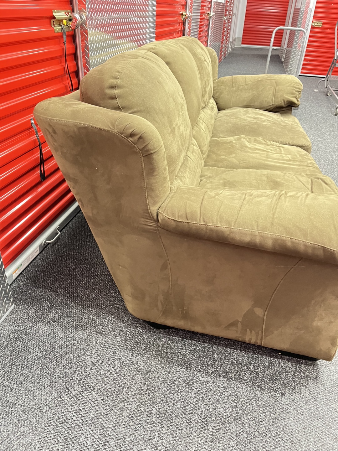 Used Brown Sofa - photo 2