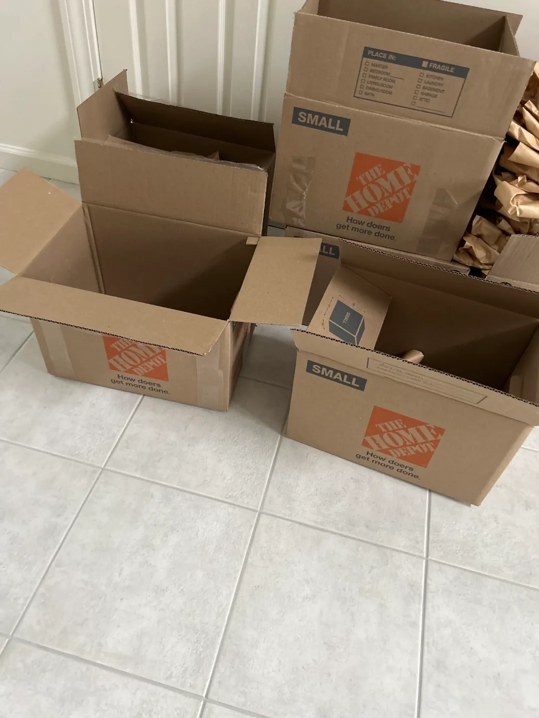Home Depot Moving Boxes - Small Size image indicator(2)