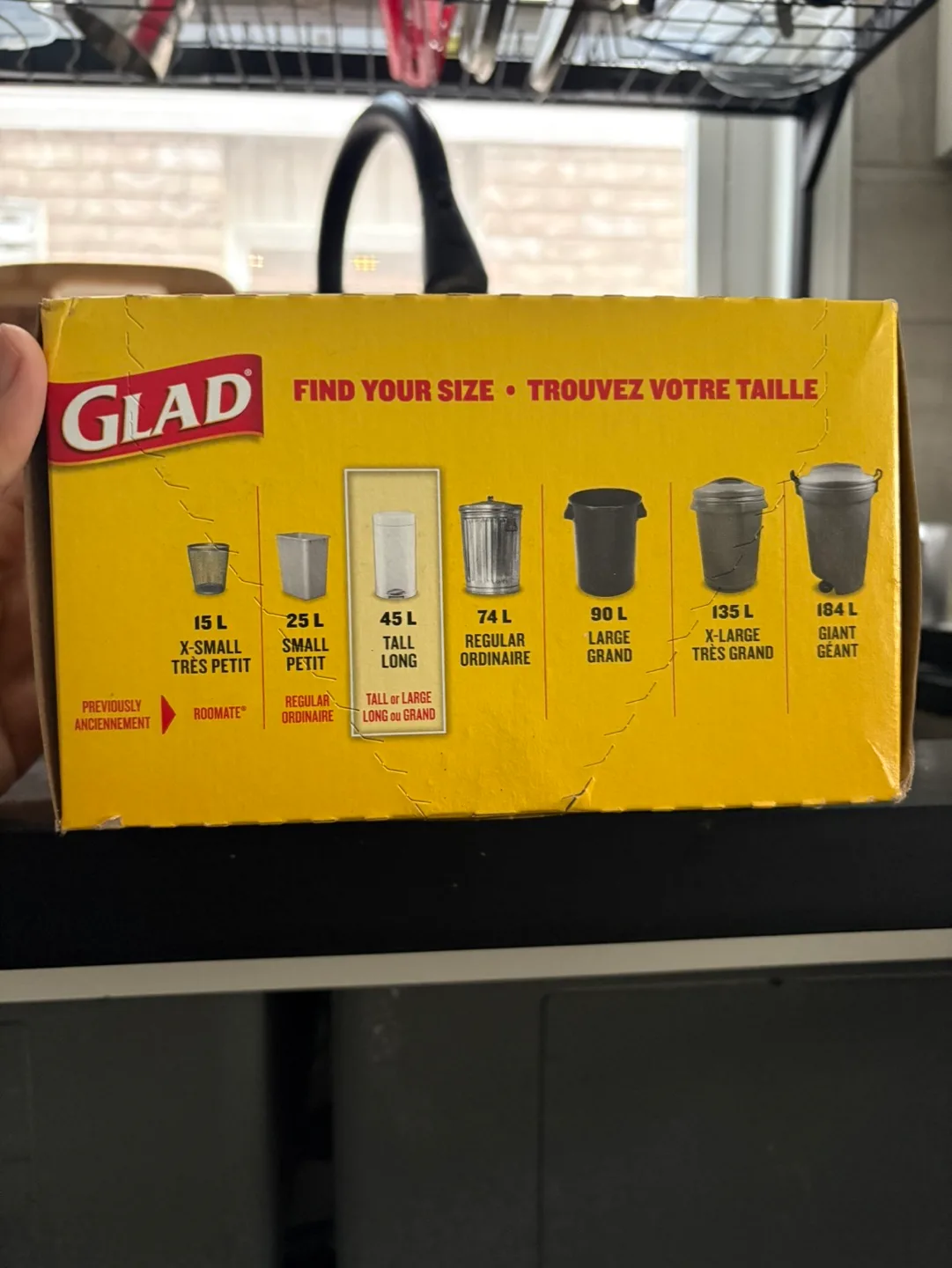 Glad ForceFlex White Tall Kitchen Bags (45L) image indicator(2)