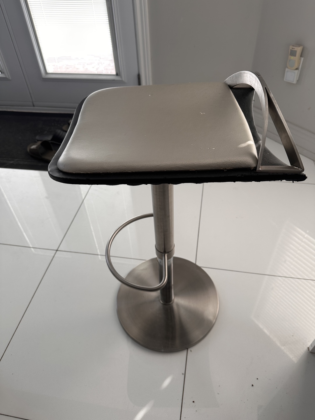 Set of Three Adjustable Height Bar Stools - photo 2