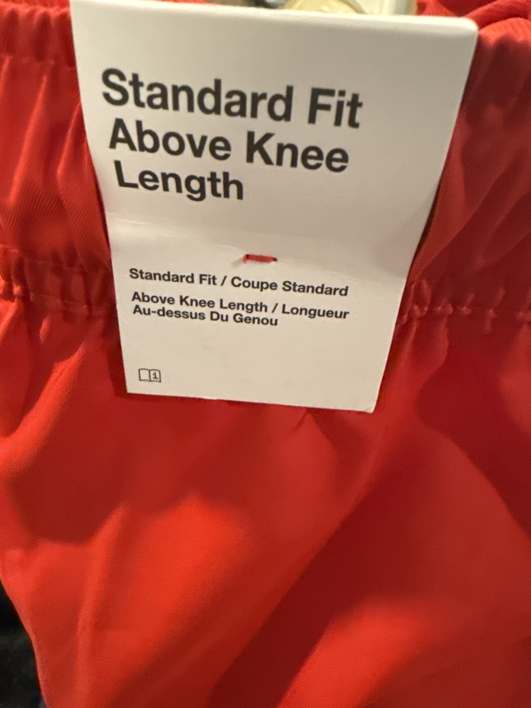 Nike Men's Red Standard Fit Above Knee Length Shorts - Size XL - photo 3