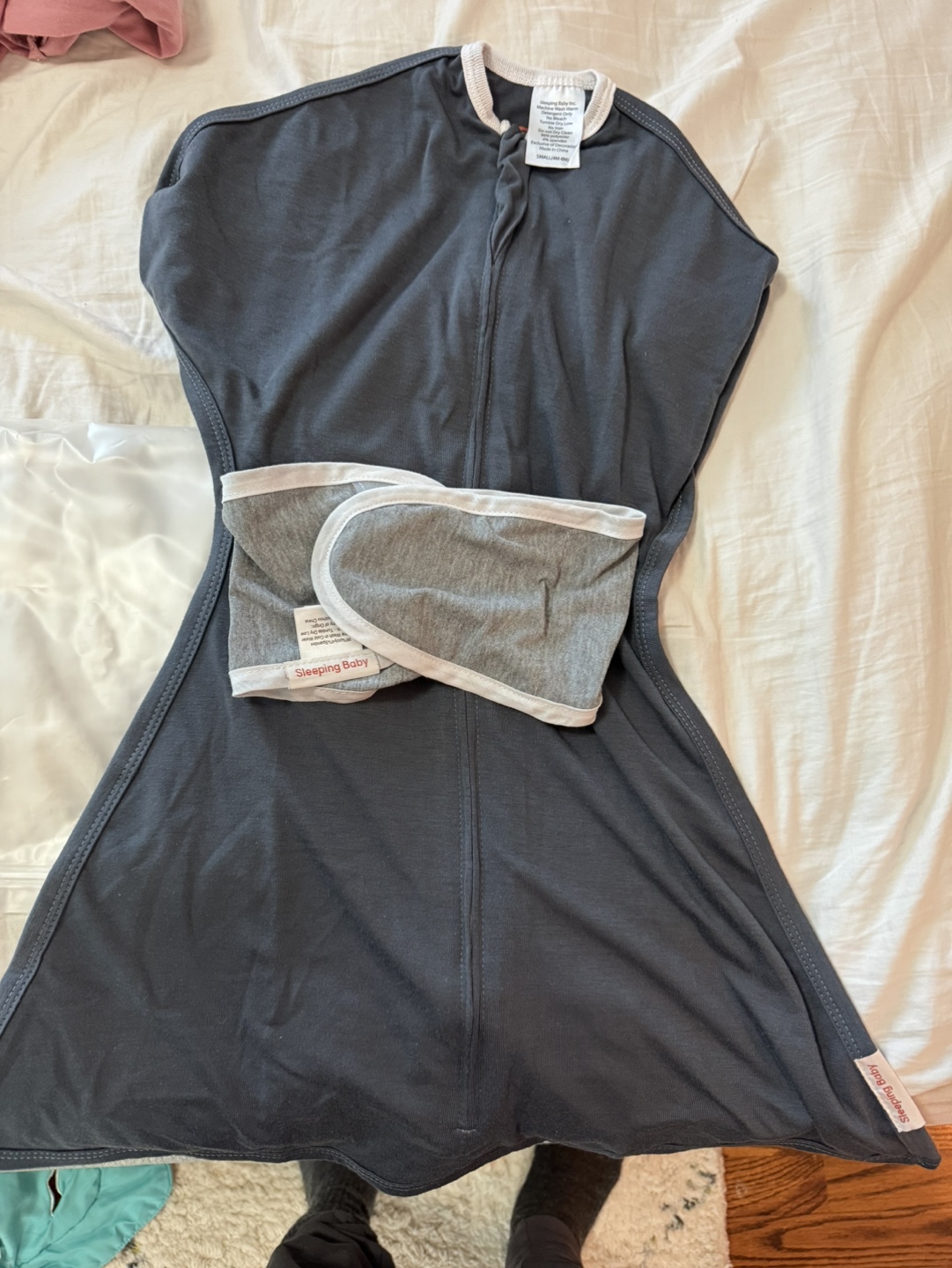 Zipadee-Zip Swaddle Transition Sack - Charcoal Grey - photo 2