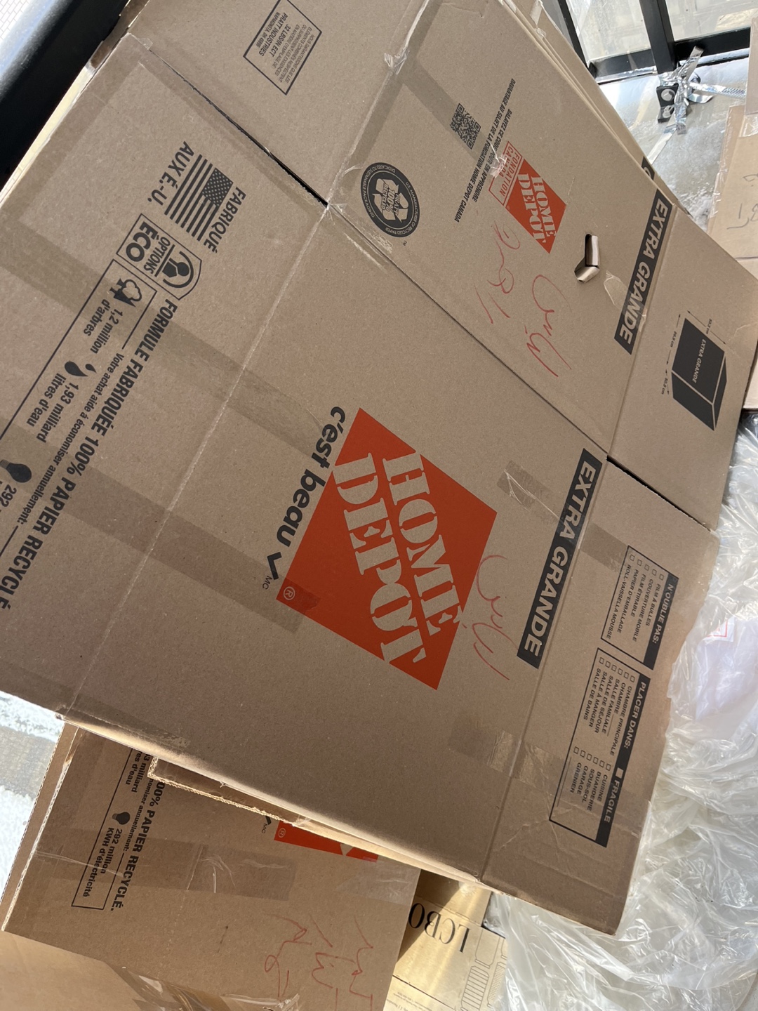 Home Depot Moving Boxes $2 each