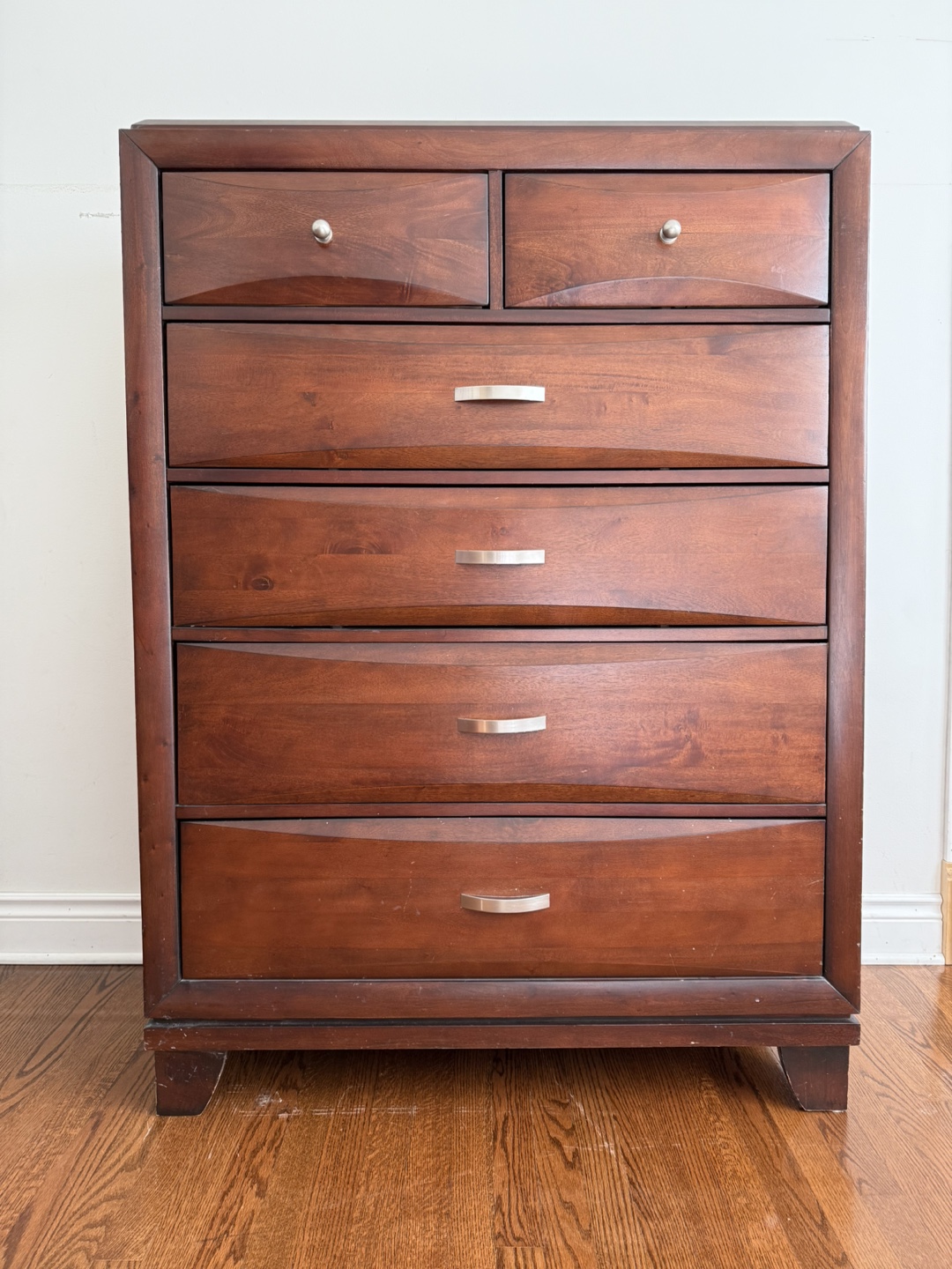 Queen Bedroom Set Dark Wood - photo 3
