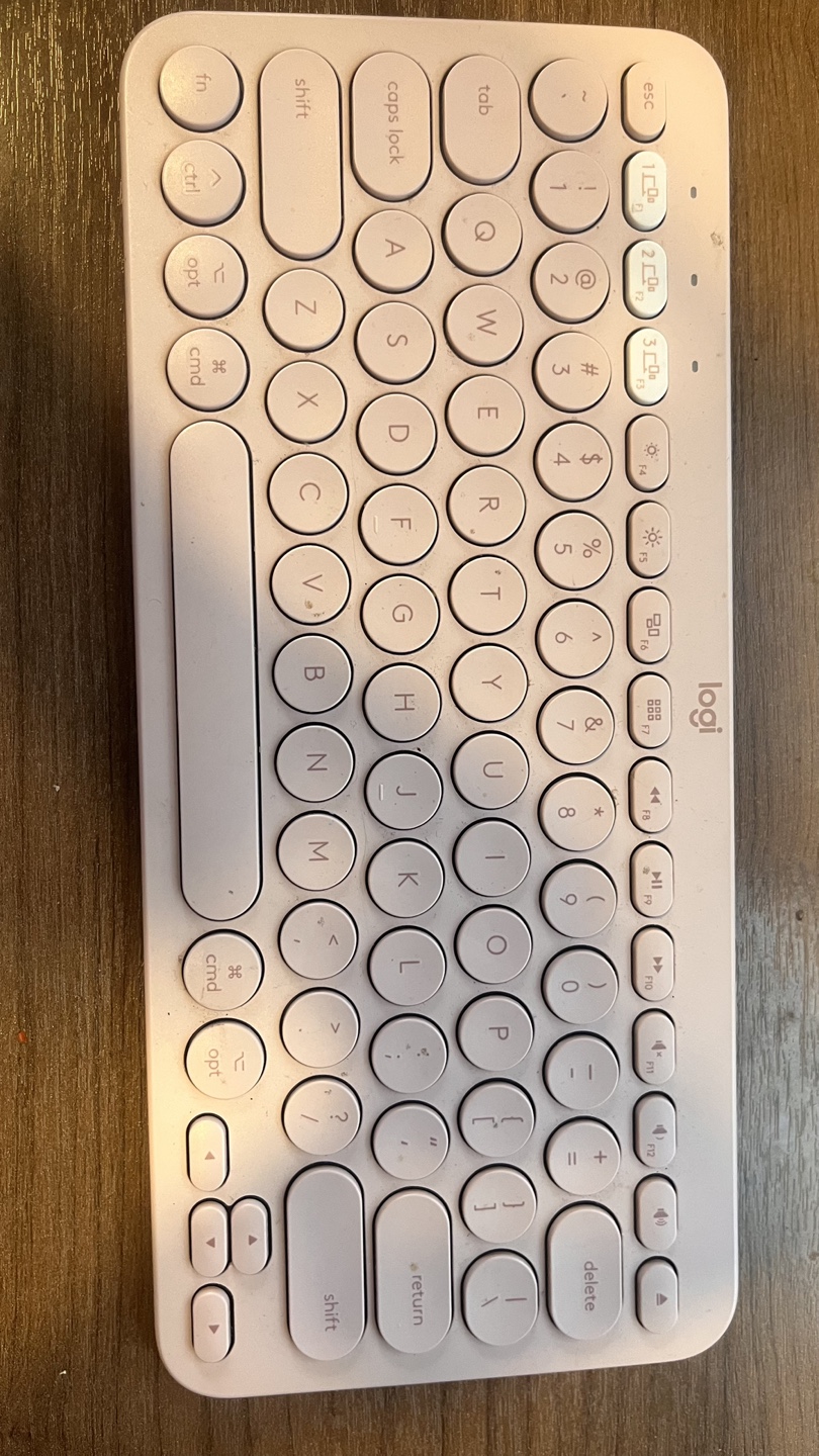 Logitech Pebble Keys K380s Wireless Keyboard - Tonal Rose - photo 3