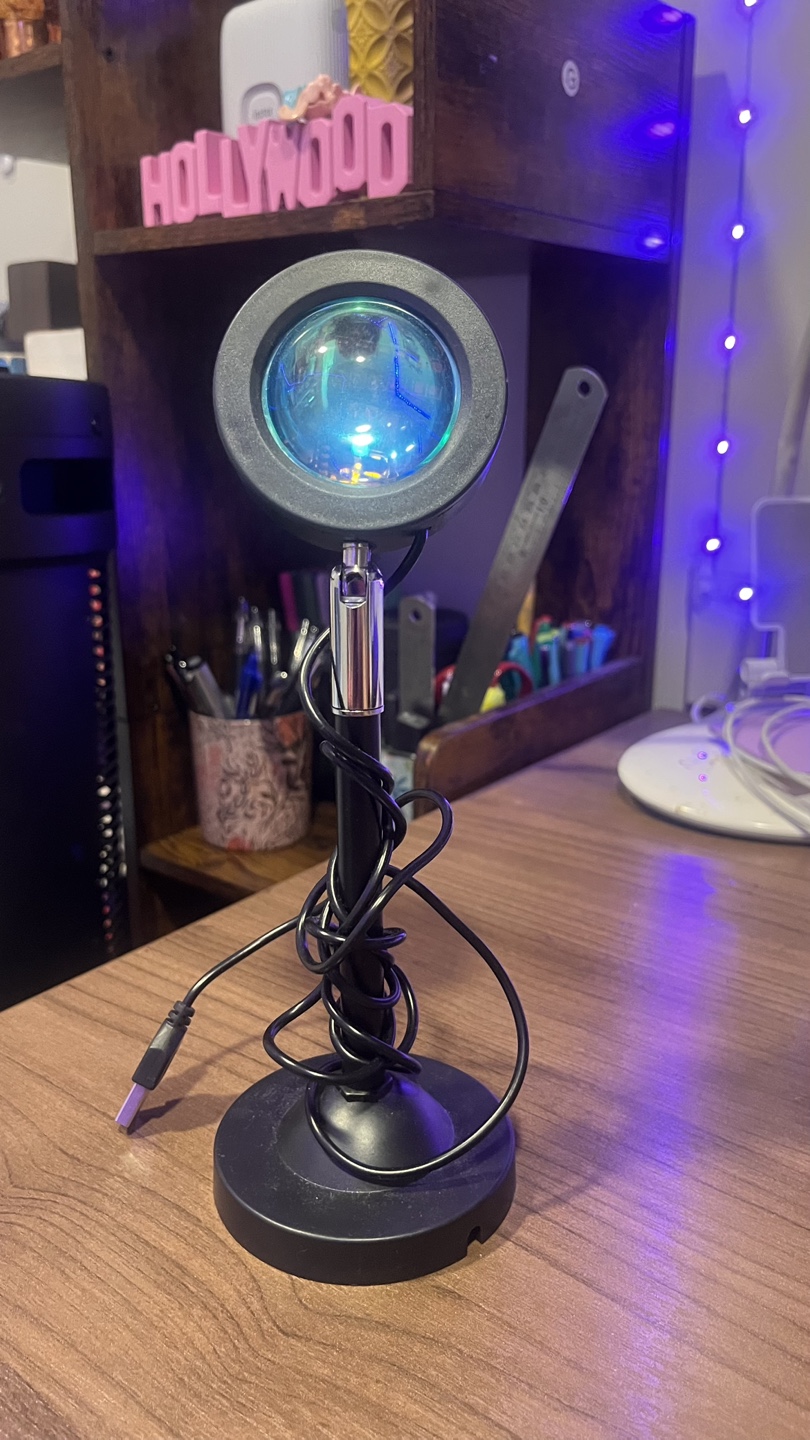 USB Sunset Lamp with Colour Changing Light