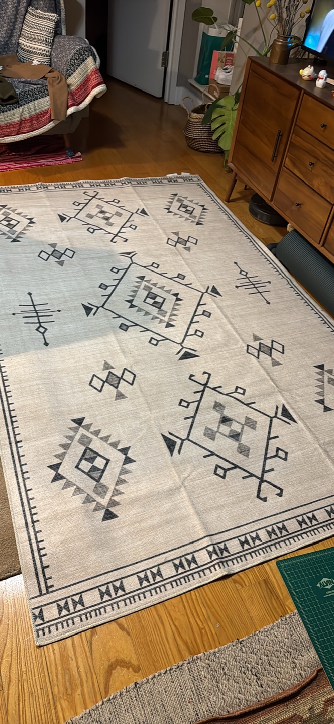 nuloom 5’x8’ Evalyn Southwestern Machine Washable Area Rug