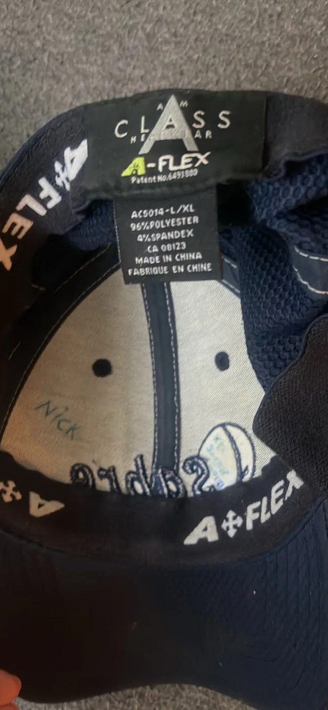 Two Used Baseball Caps - Arizona Diamondbacks & A-Flex image indicator(2)