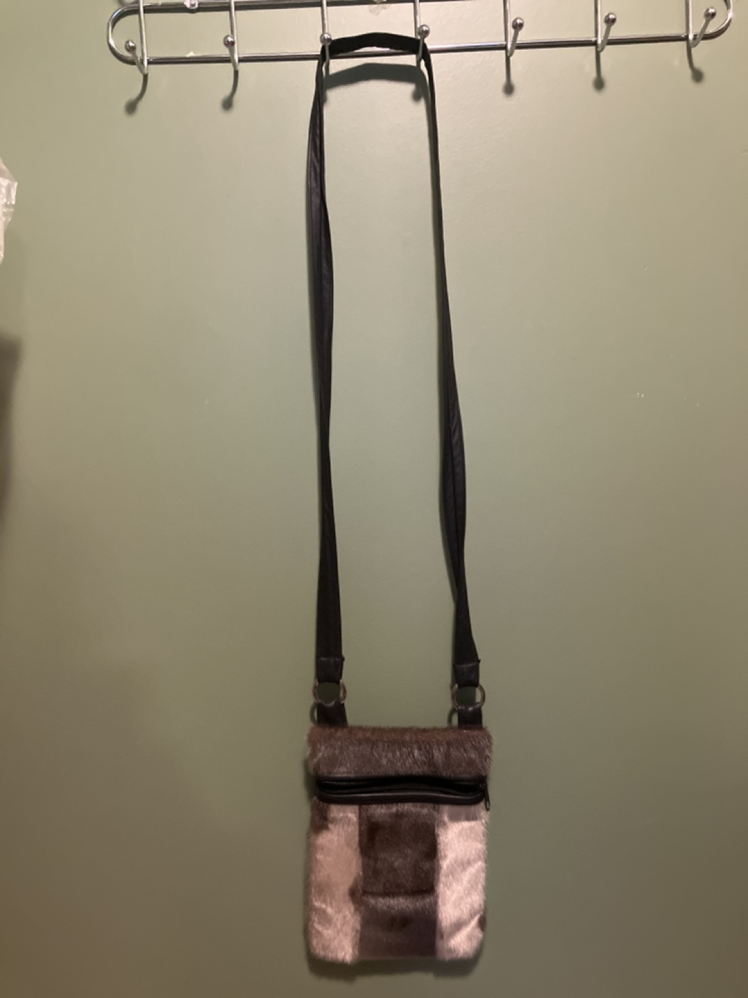Unique Sealskin Fur Crossbody Bag