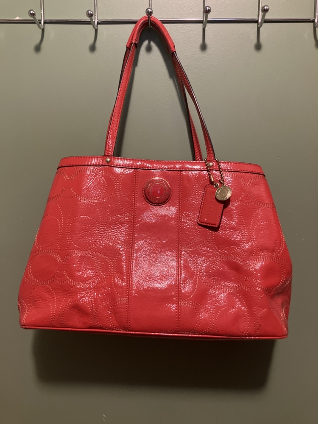 Coach Patent Leather Bag