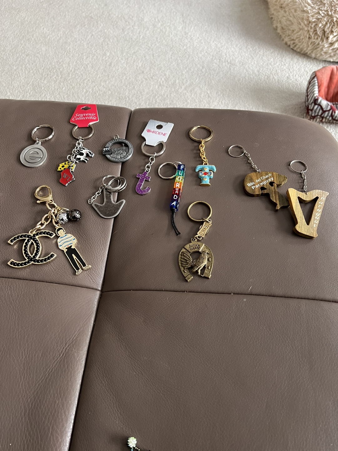 Lot of 12 Unique Keychains