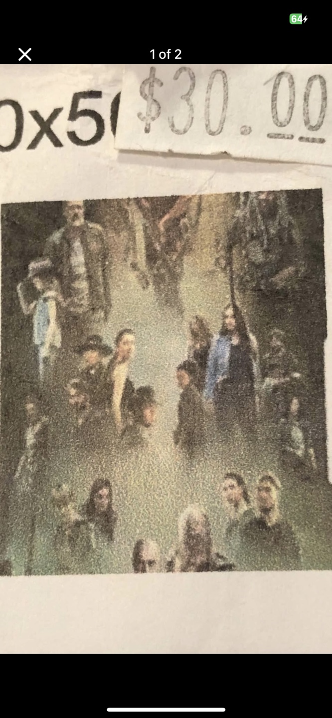 Large The Walking Dead Diamond Dot Art Kit - photo 2