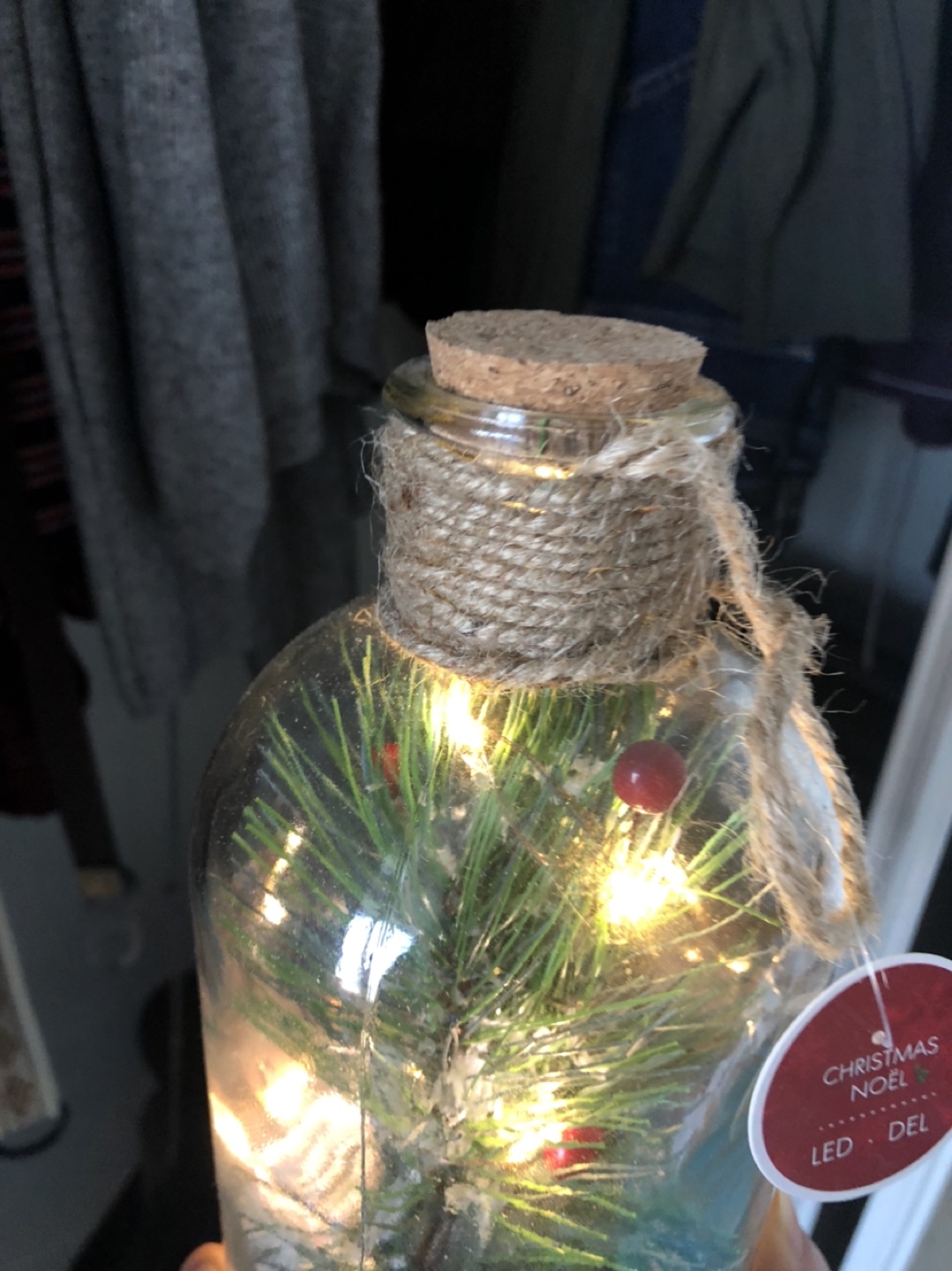 LED Christmas Light-Up Bottle Decoration - photo 2