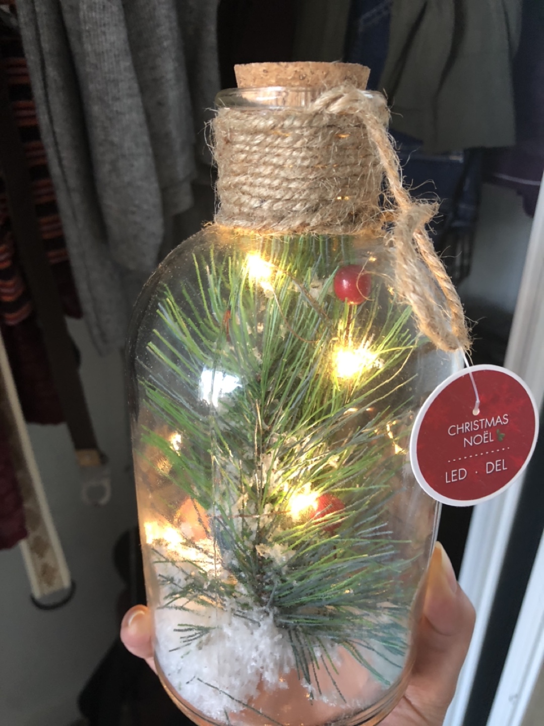 LED Christmas Light-Up Bottle Decoration - photo 3