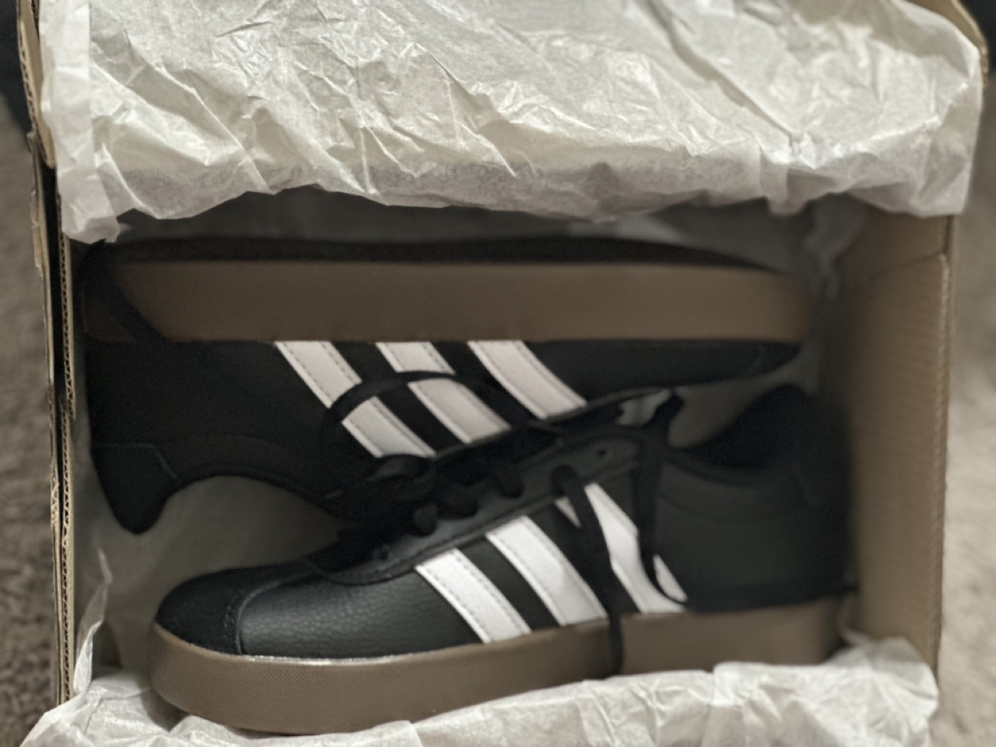 Adidas VL Court 3.0 K Skateboarding Shoes - Size 3.0K