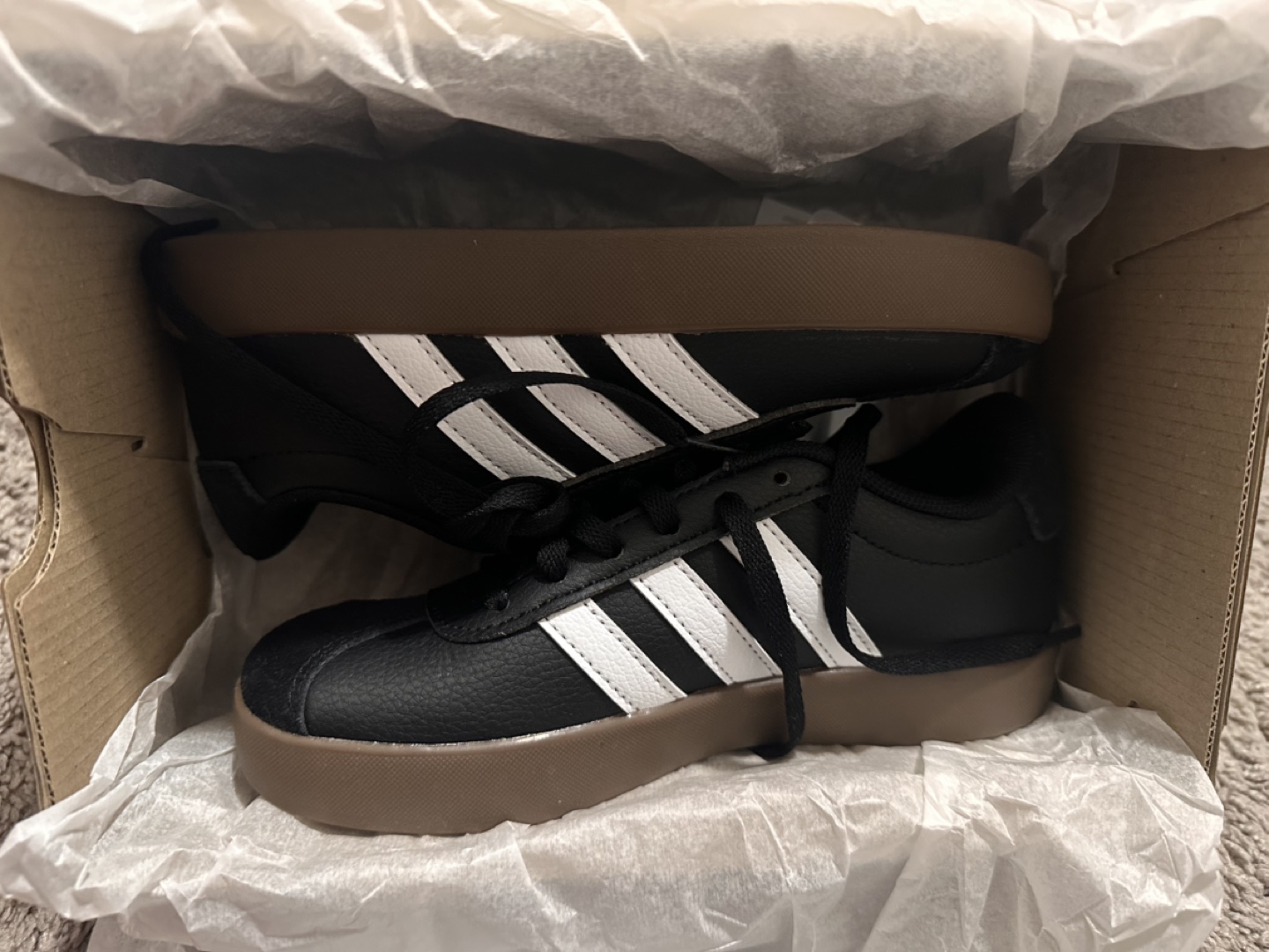 Adidas VL Court 3.0 K Skateboarding Shoes - Size 3.0K - photo 4