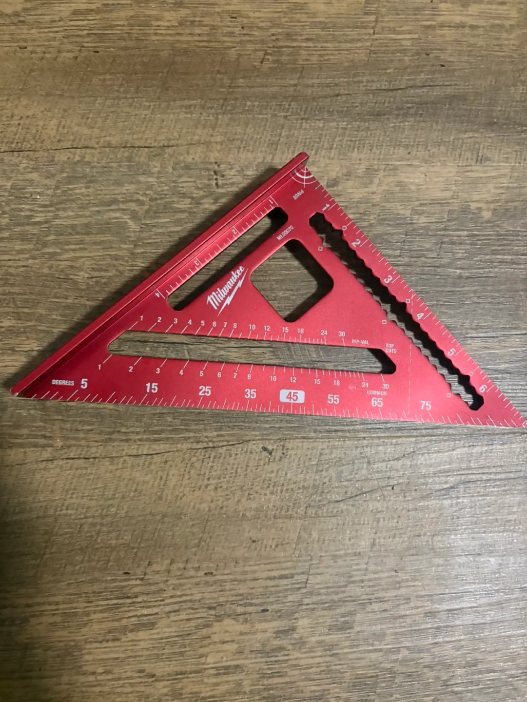 Milwaukee Red Aluminum Speed Square thumbnail